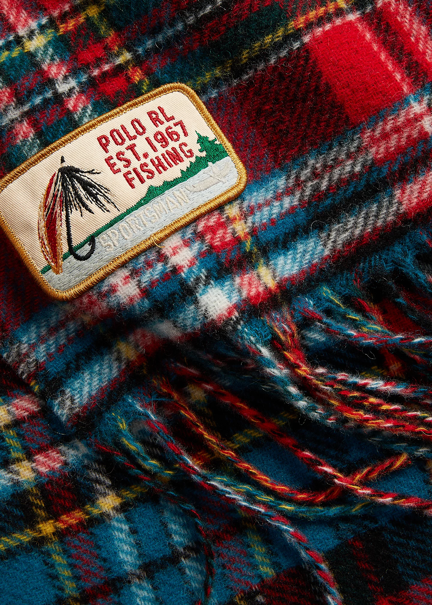 Plaid Wool-Blend Scarf