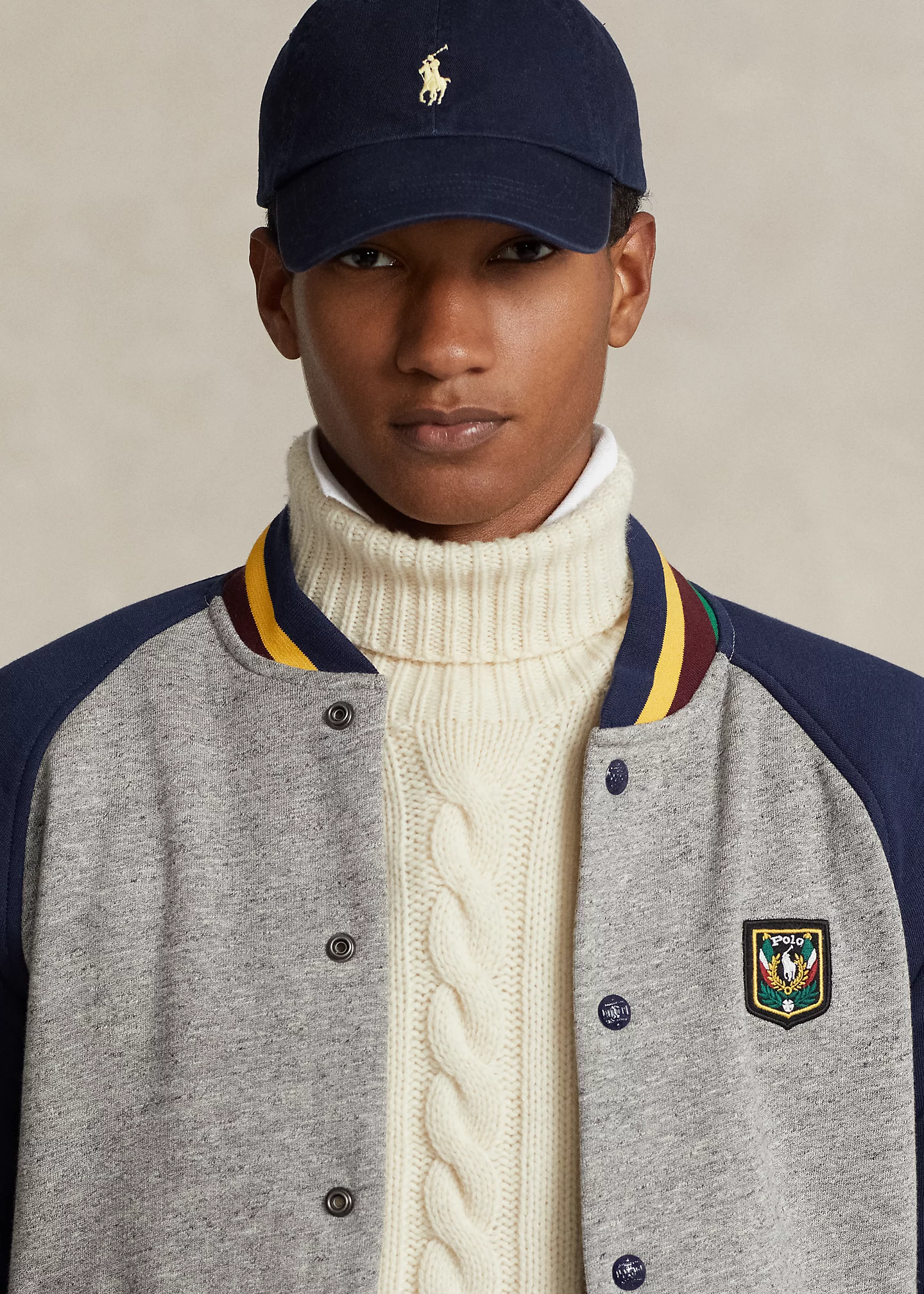 Laurel Crest Fleece Baseball Jacket