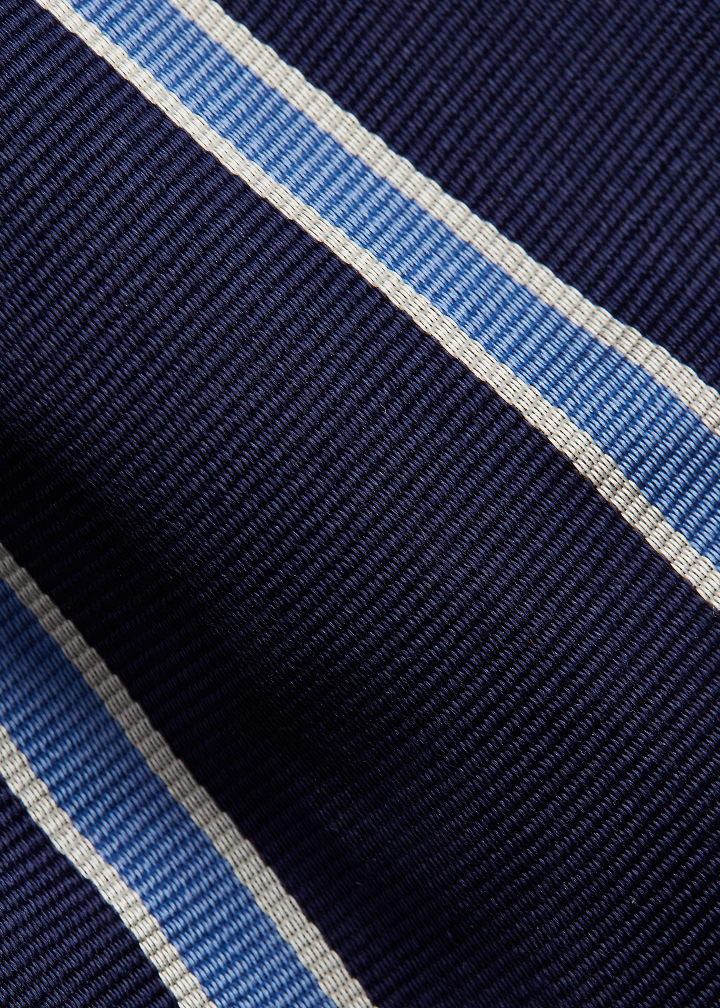 Striped Silk Repp Tie