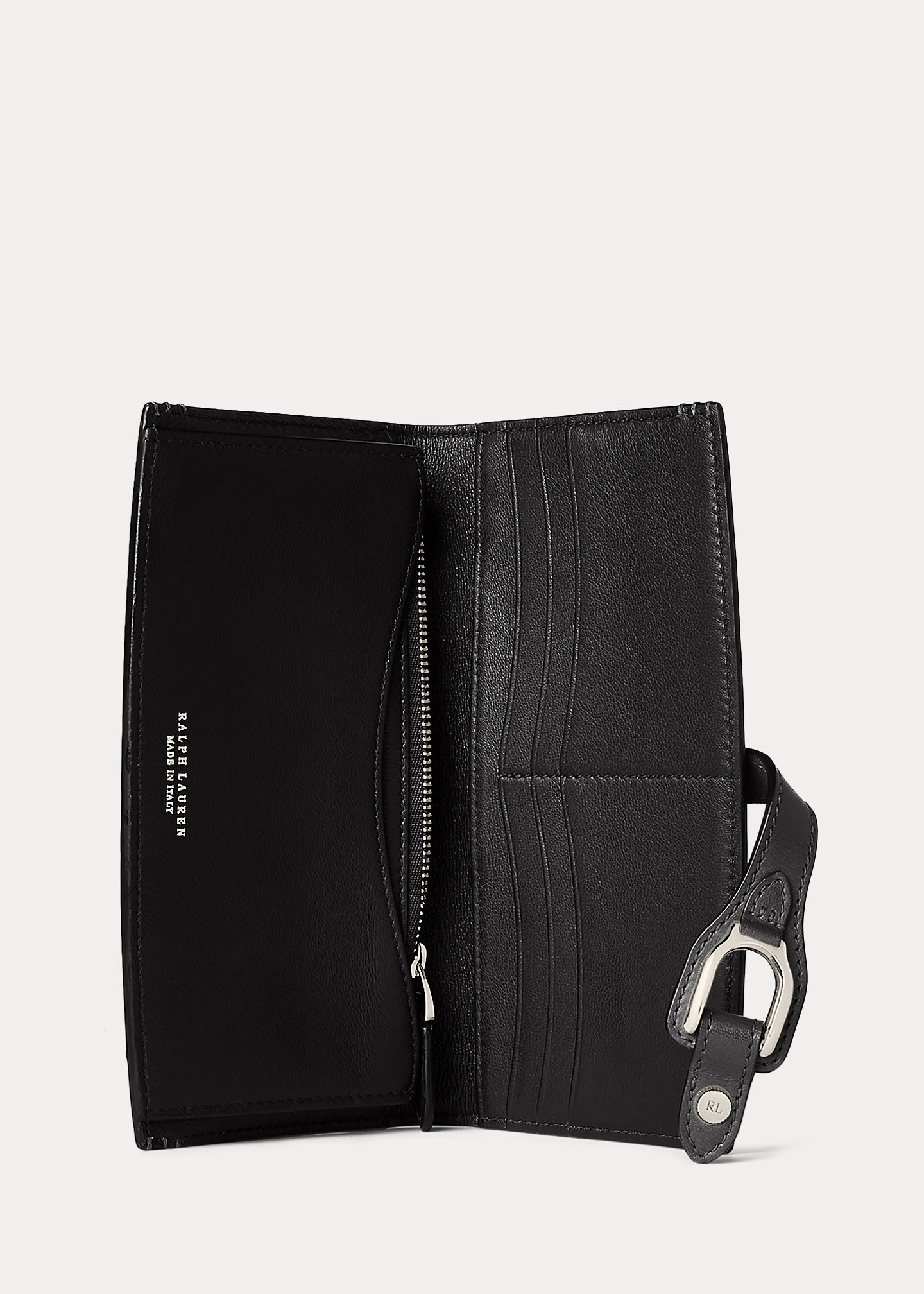 Calfskin Welington Long Slim Wallet