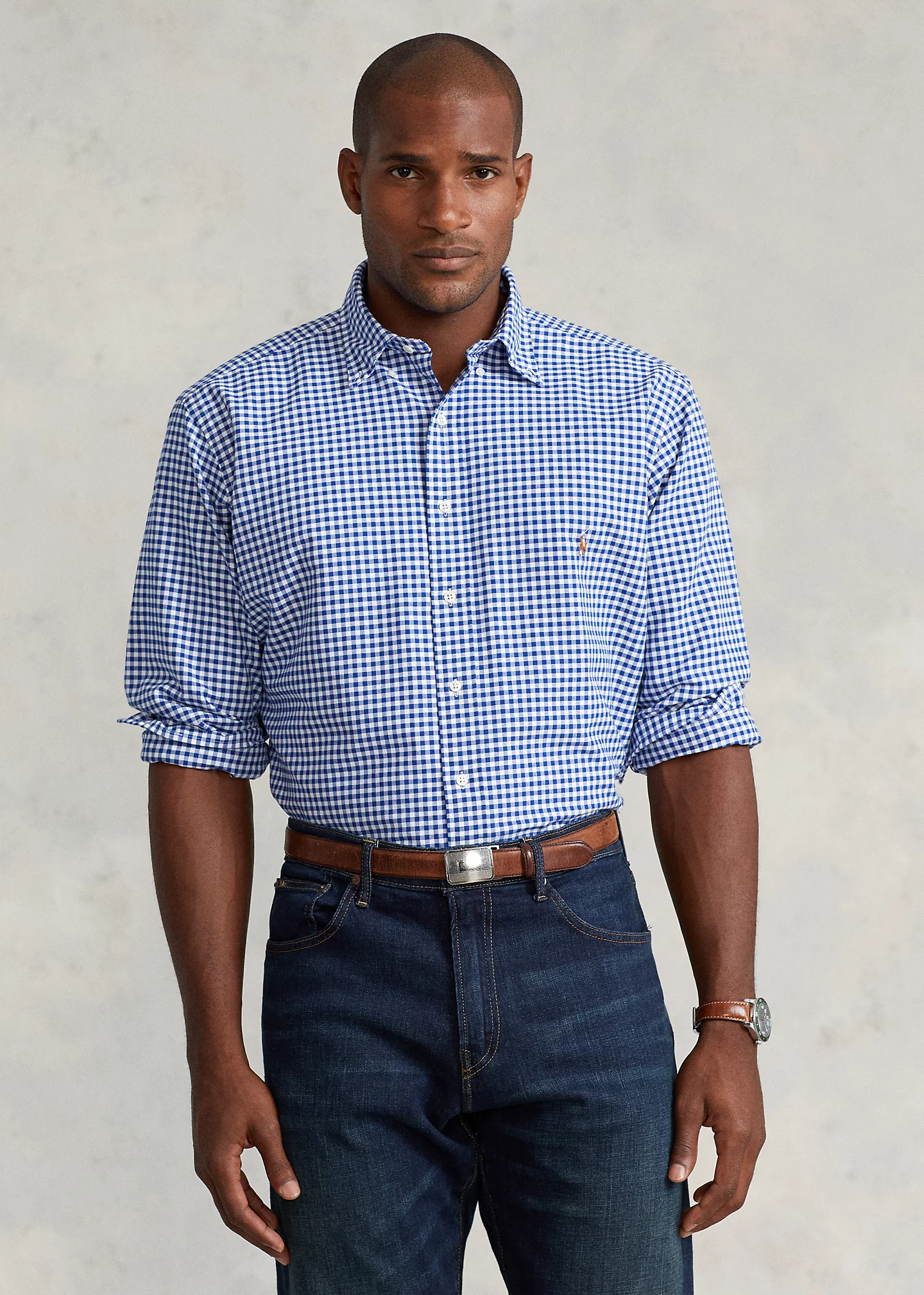 Gingham Oxford Shirt