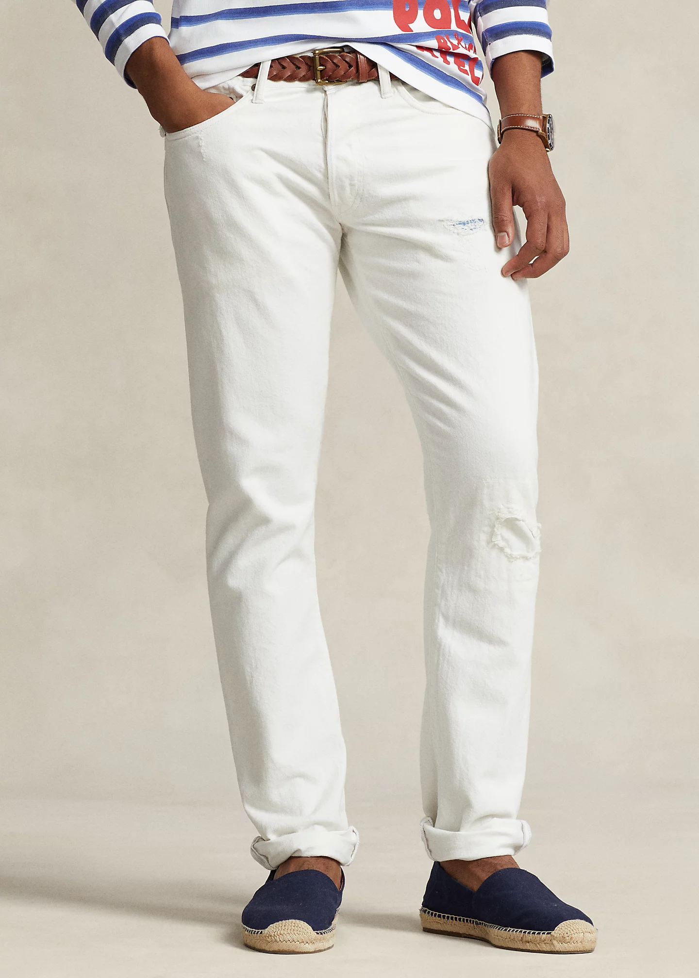 Sullivan Slim Distressed Jean