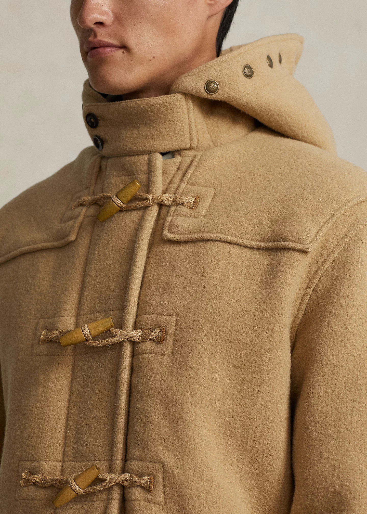 Double-Faced Wool Toggle Coat