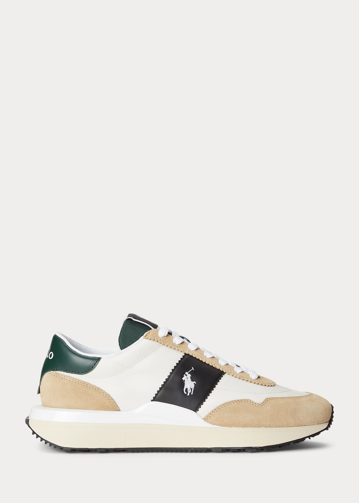 Train 89 Suede-Paneled Sneaker