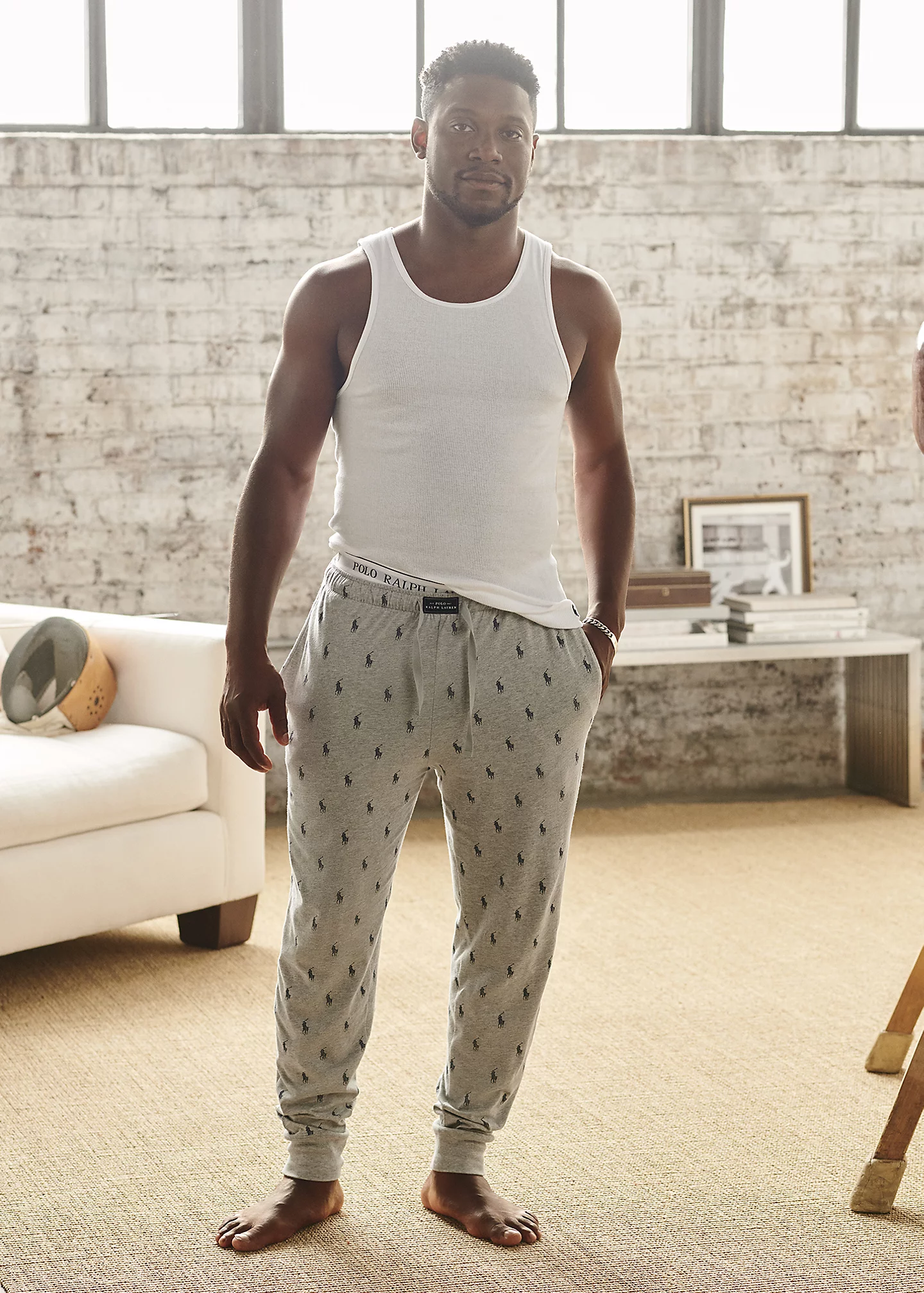 Allover Pony Cotton Sleep Jogger