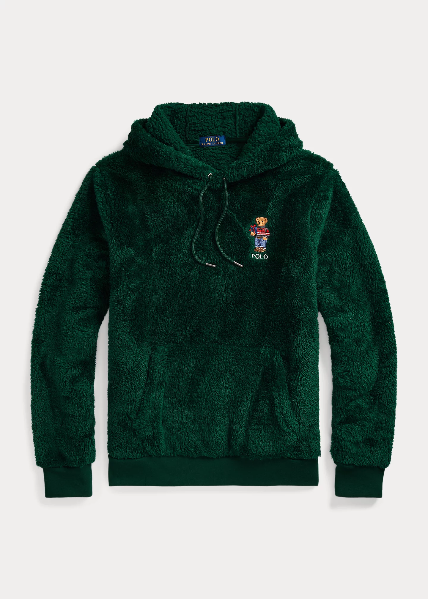 Polo Bear Pile Fleece Hoodie