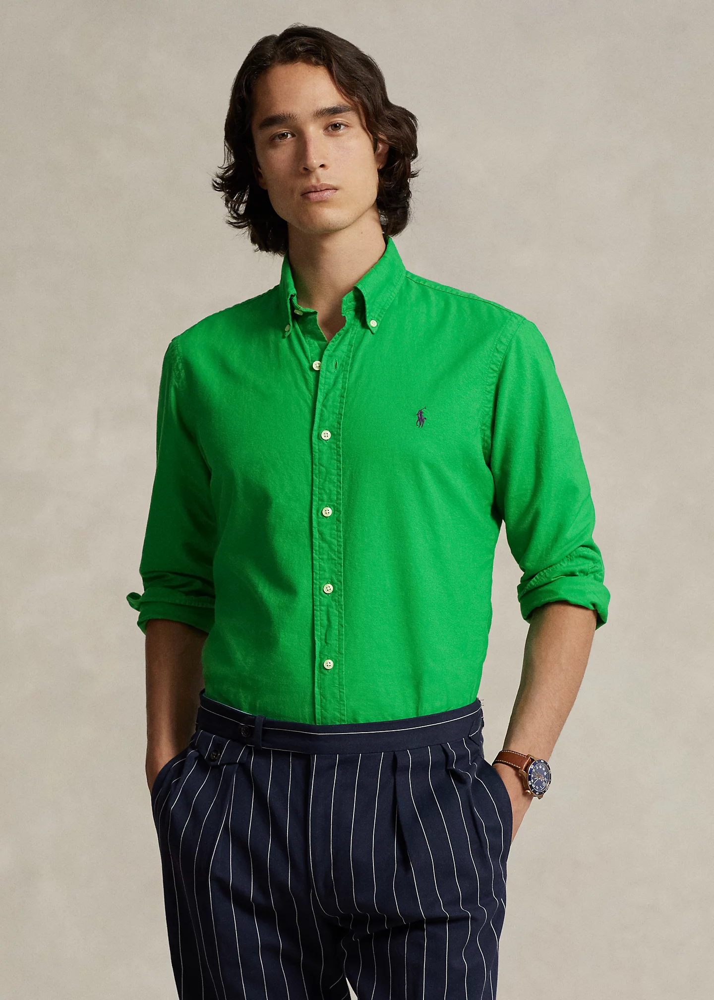 Garment-Dyed Oxford Shirt - All Fits