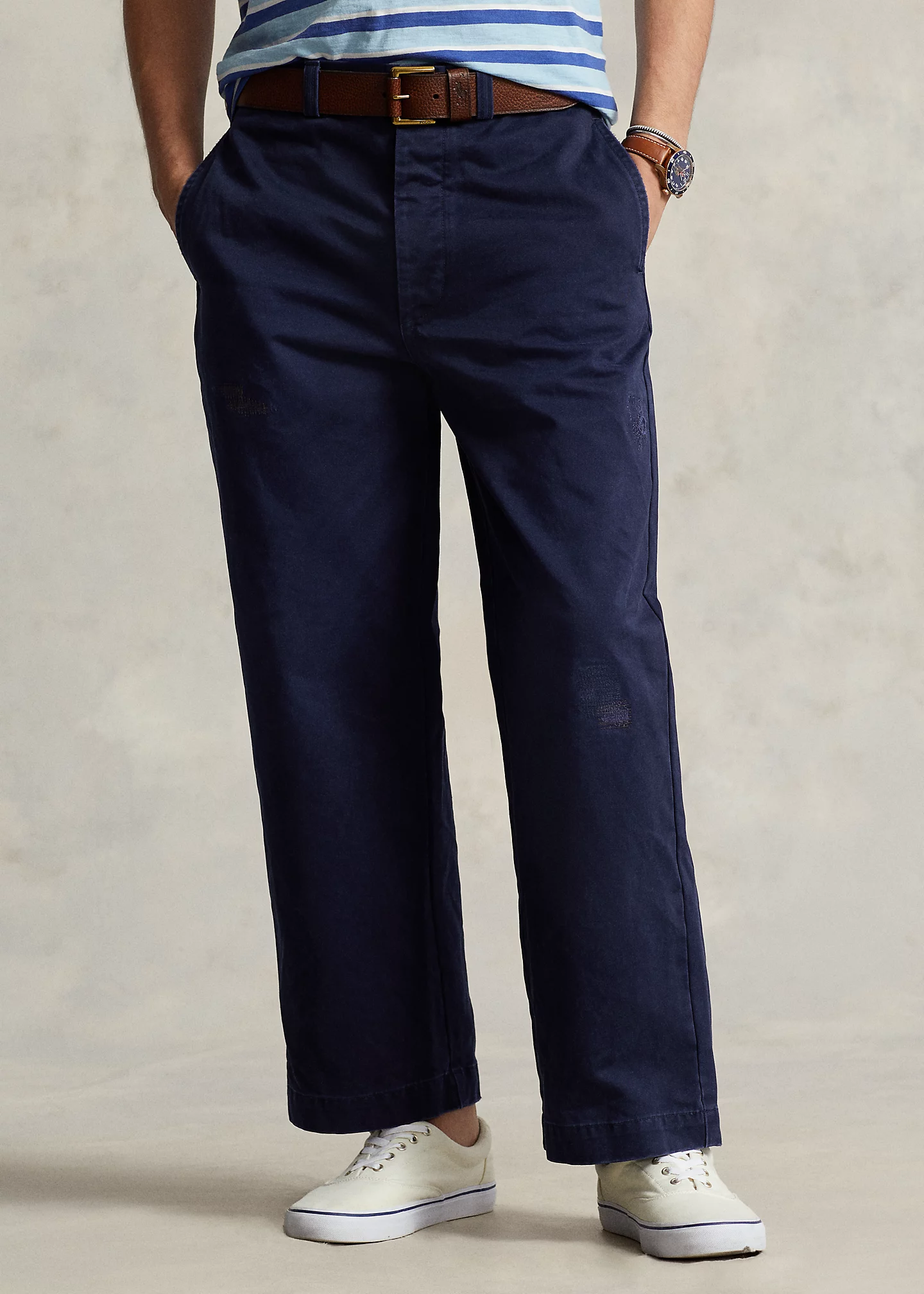 Burroughs Relaxed Fit Distressed Pant