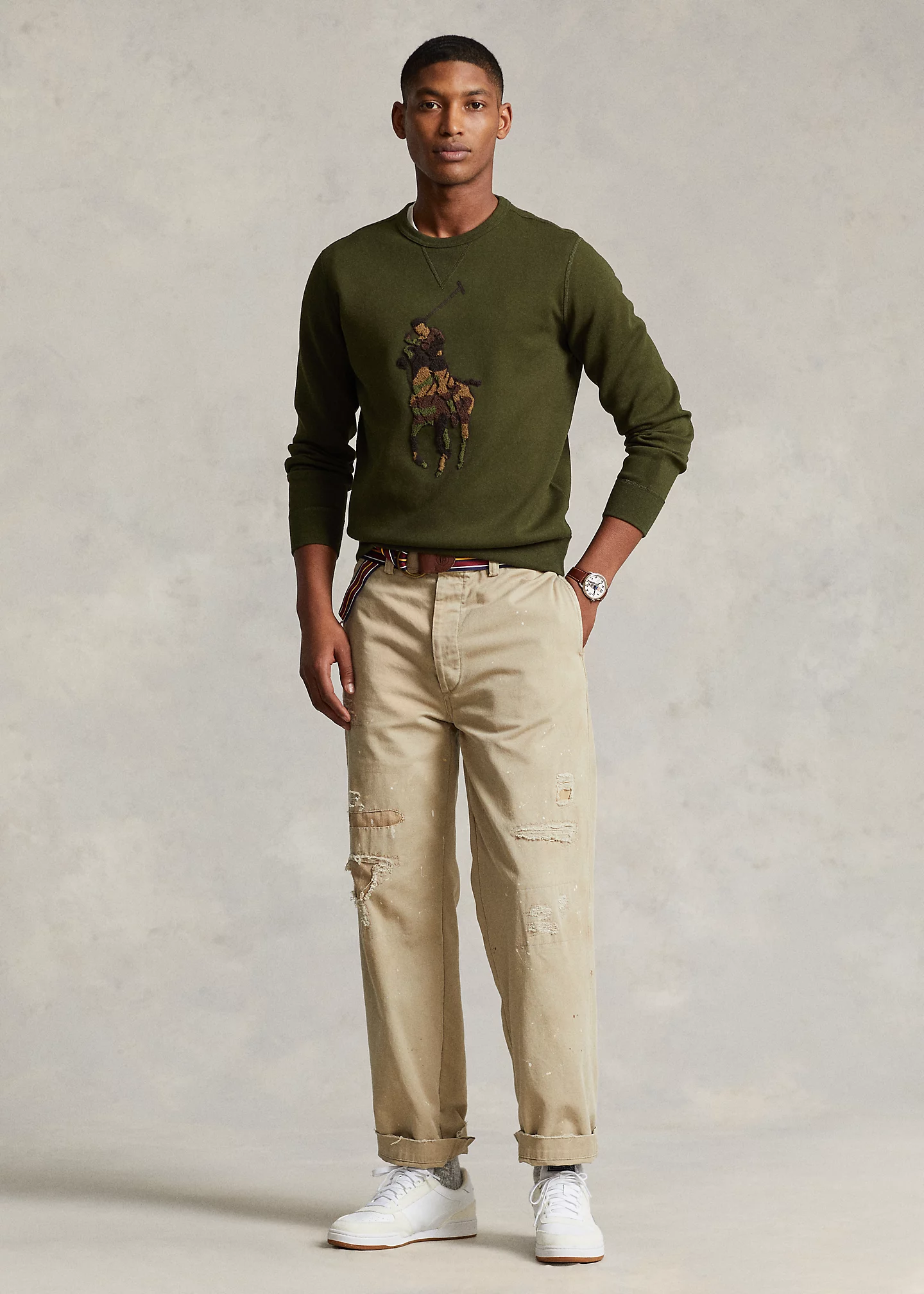 Big Pony Double-Knit Sweatshirt