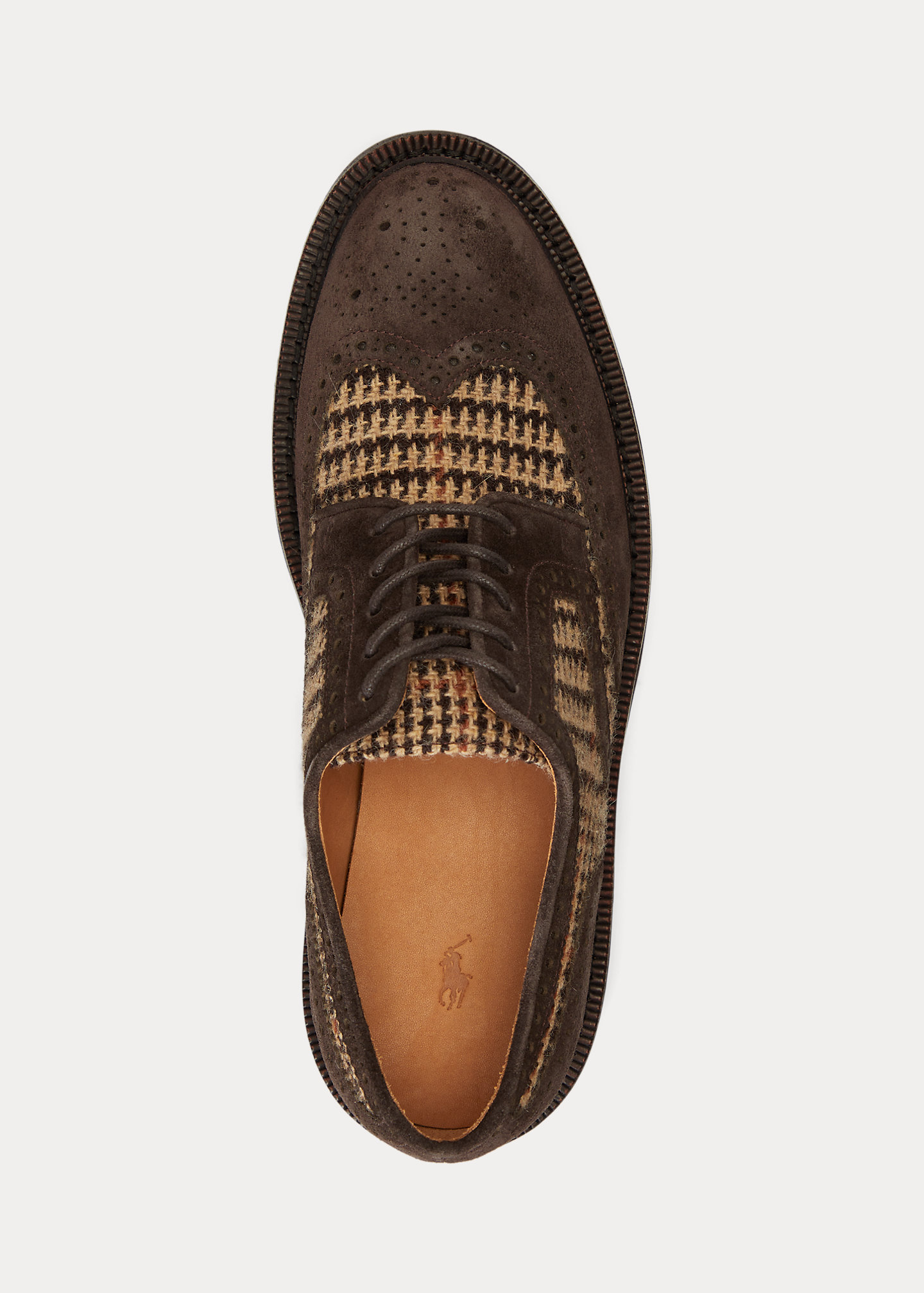 Asher Wool & Suede Wingtip Oxford