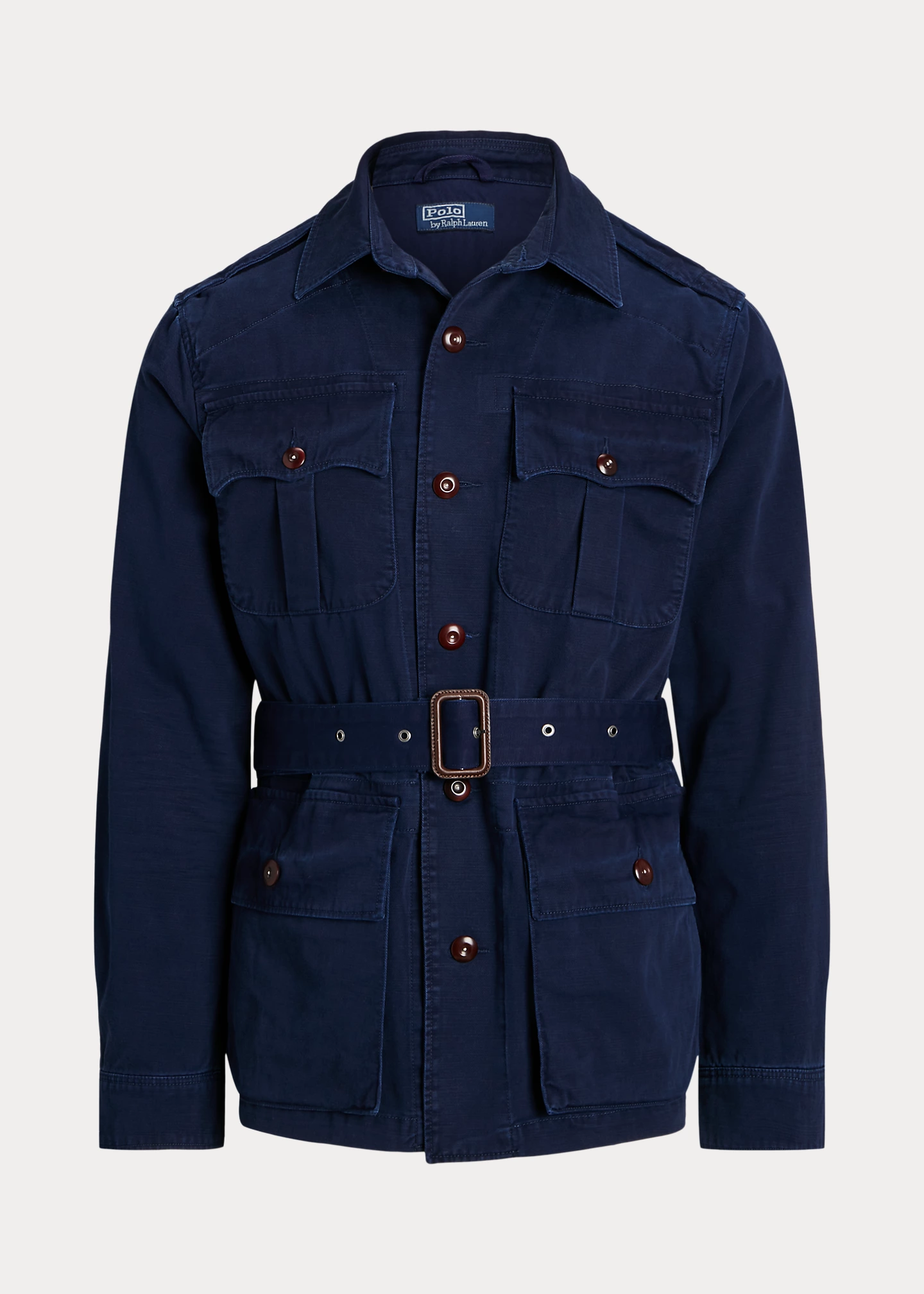 Twill Belted Utility Jacket