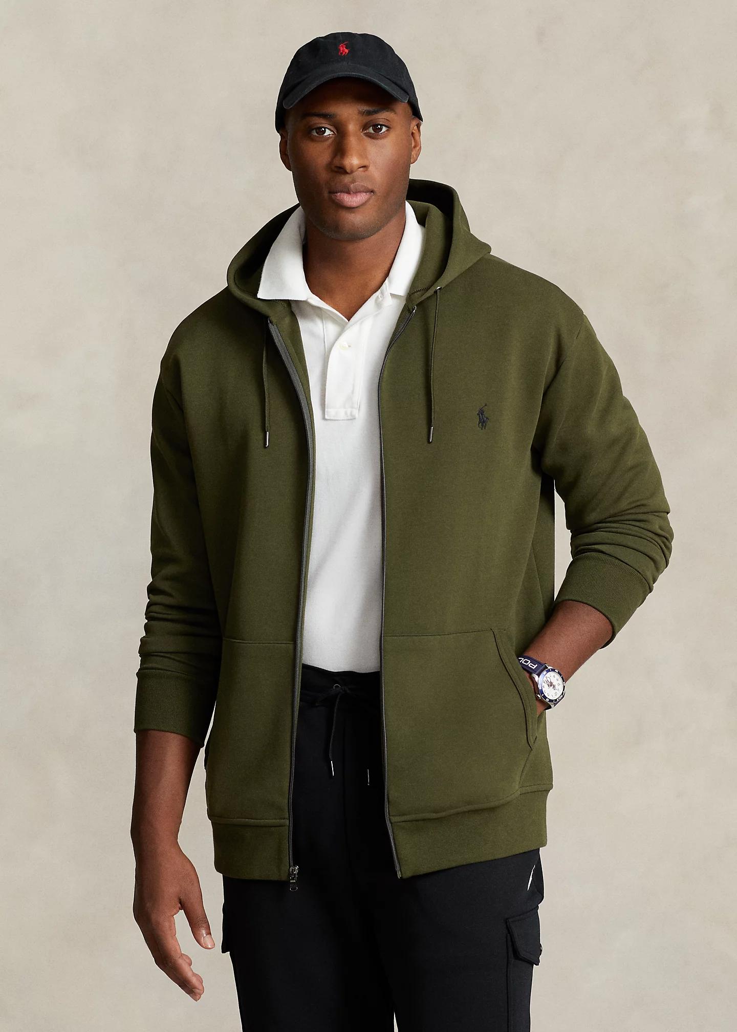 Double-Knit Full-Zip Hoodie
