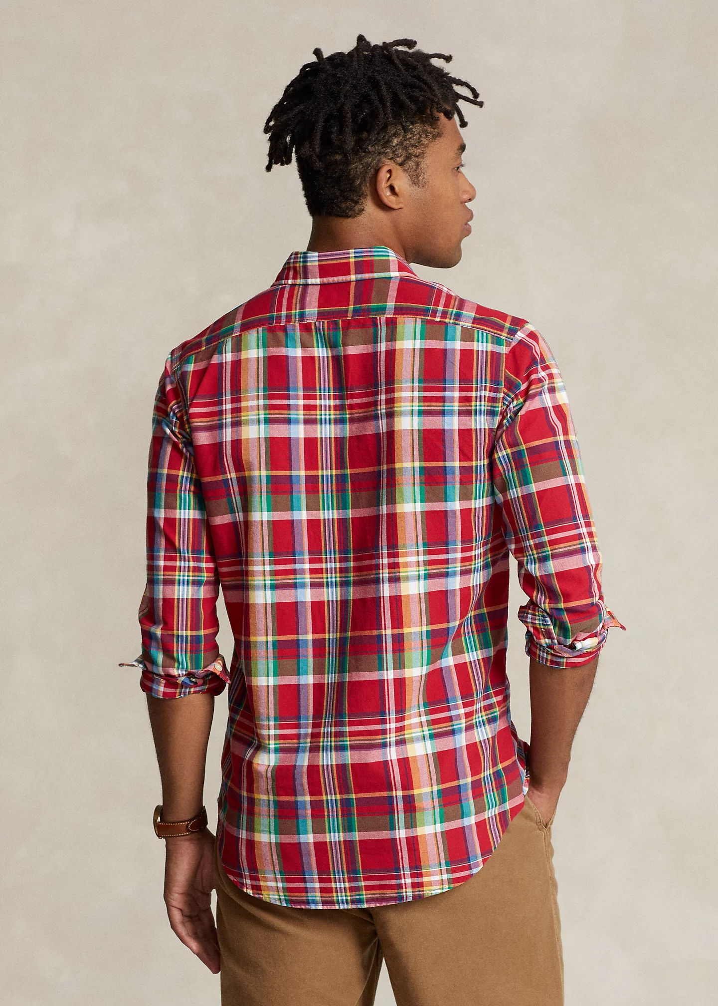 Classic Fit Plaid Oxford Workshirt
