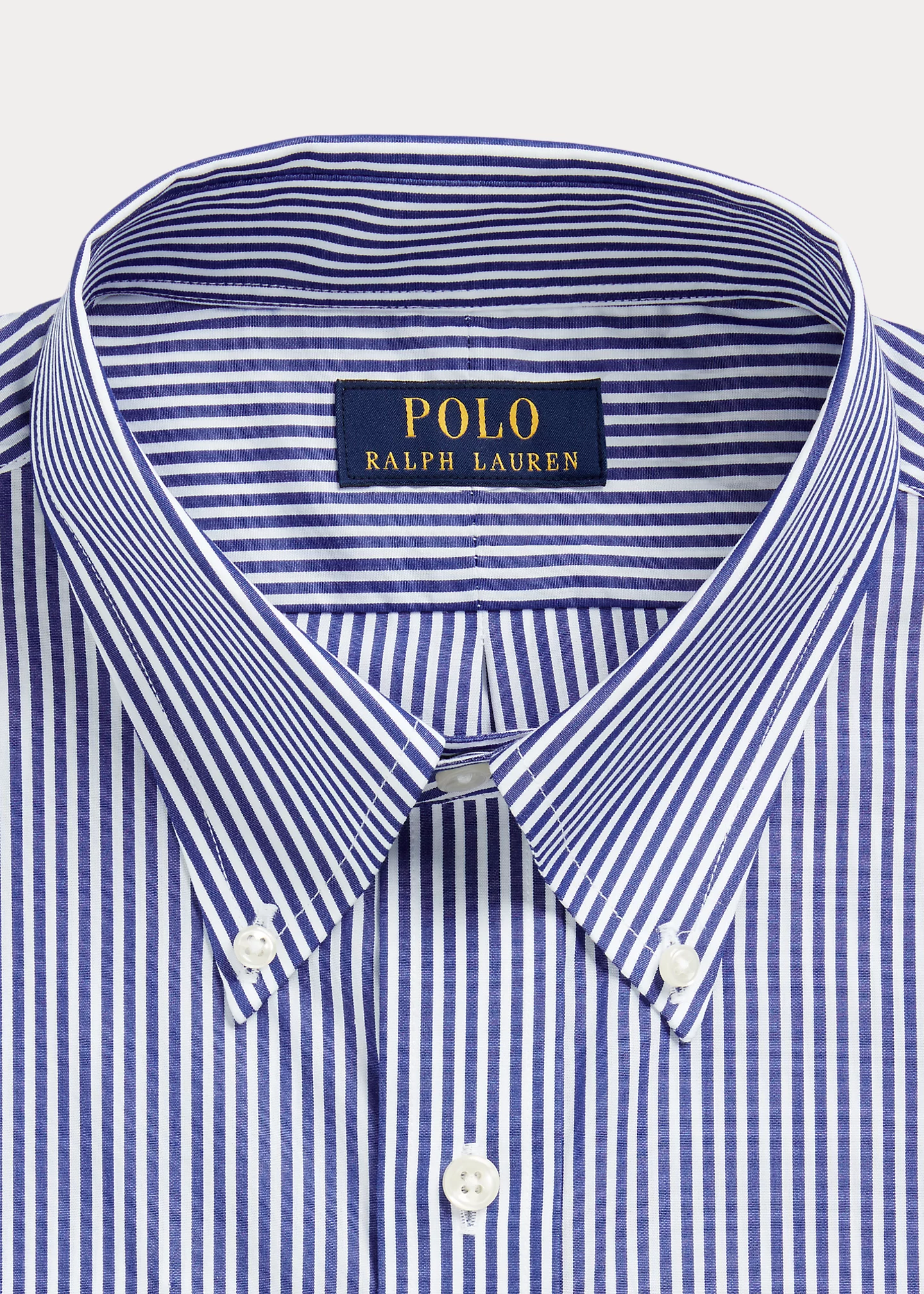 Classic Fit Striped Poplin Shirt