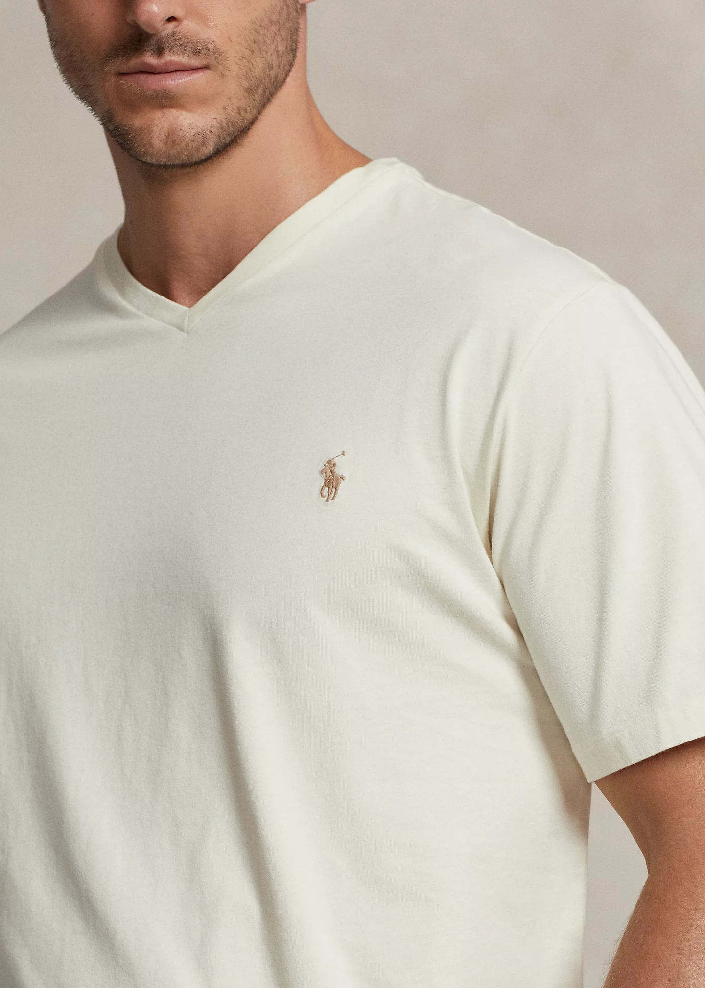 Jersey V-Neck T-Shirt