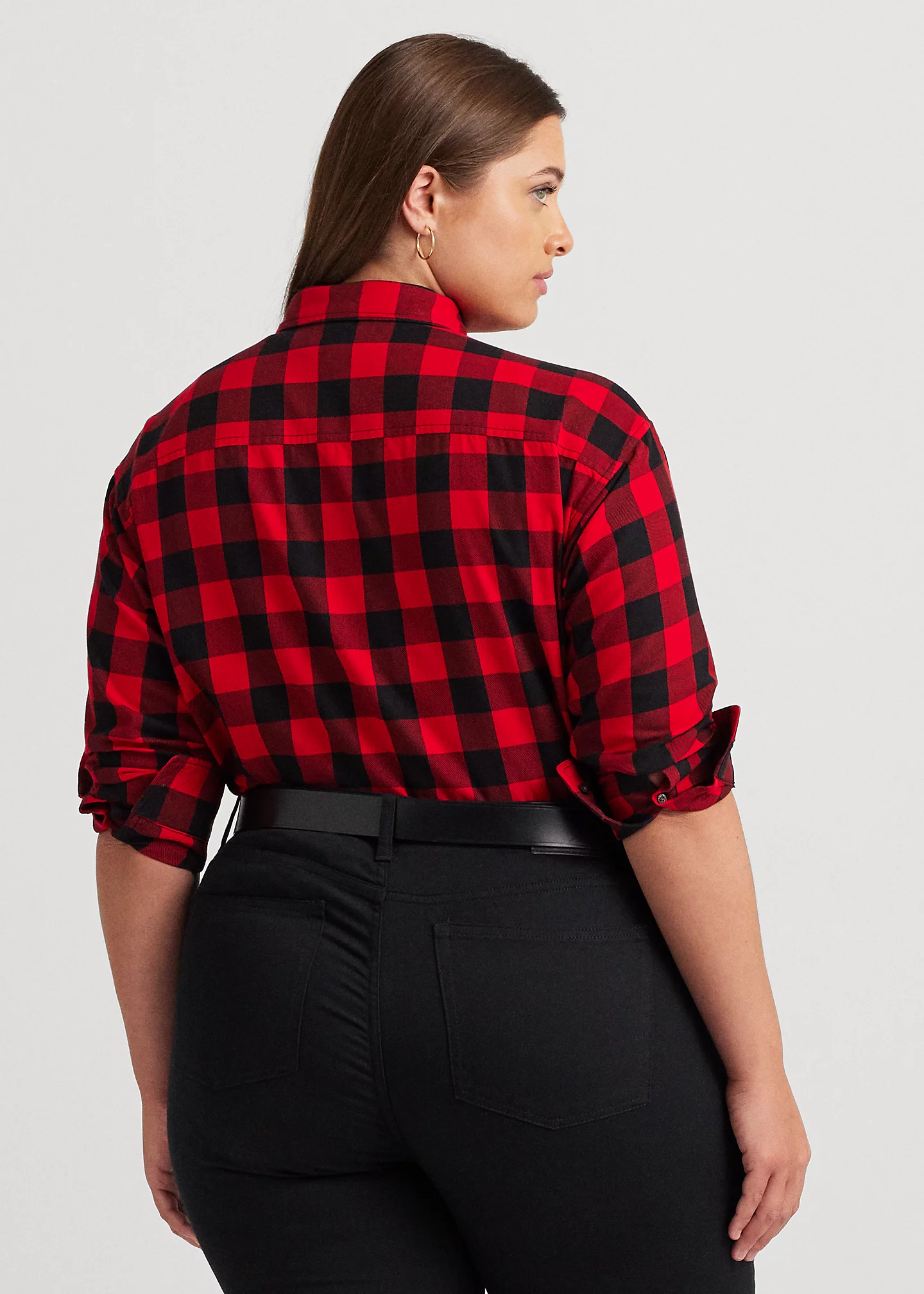 Buffalo Check Bullion Cotton Twill Shirt