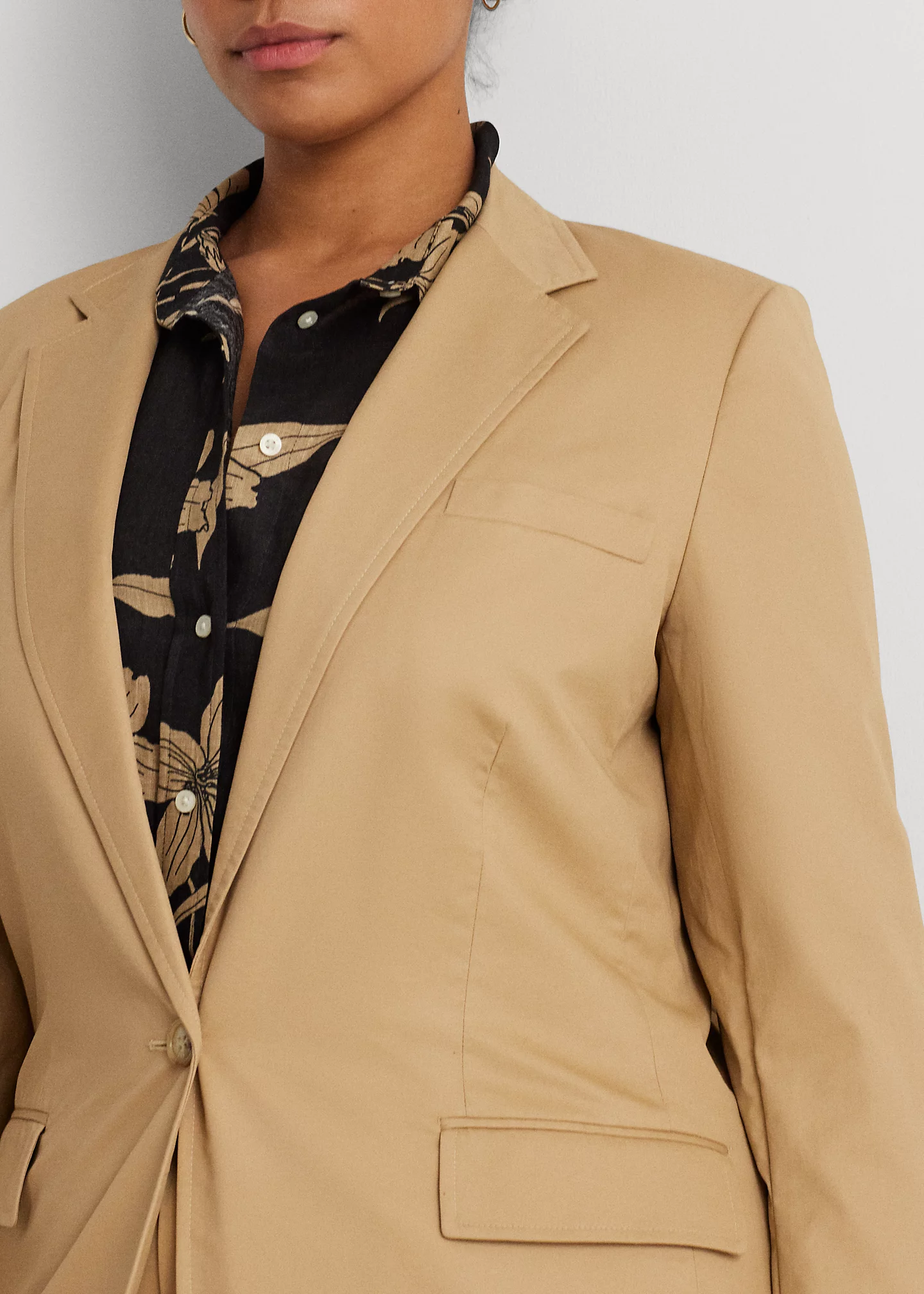Cotton Twill Blazer