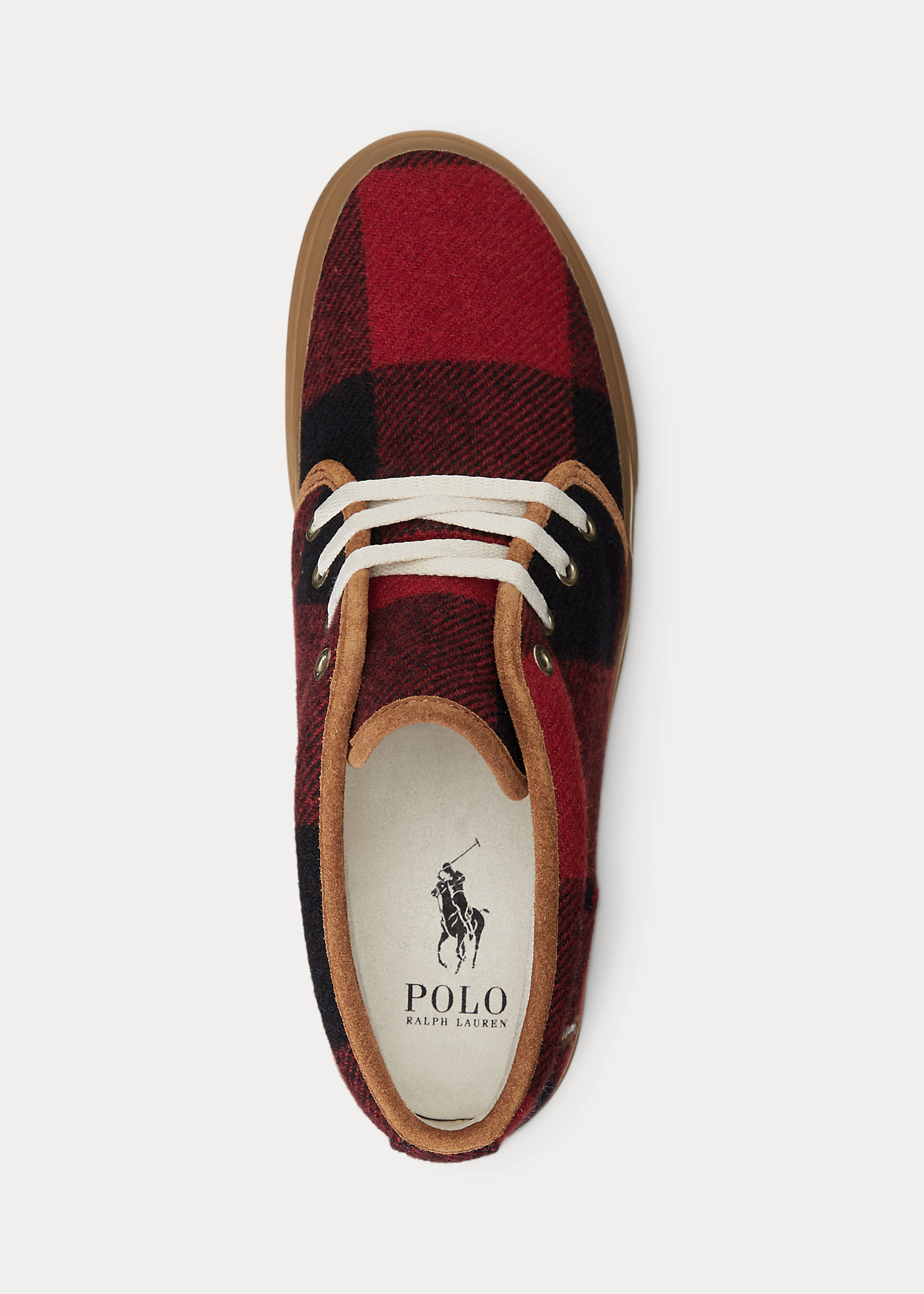 Keaton Buffalo Check Wool Chukka