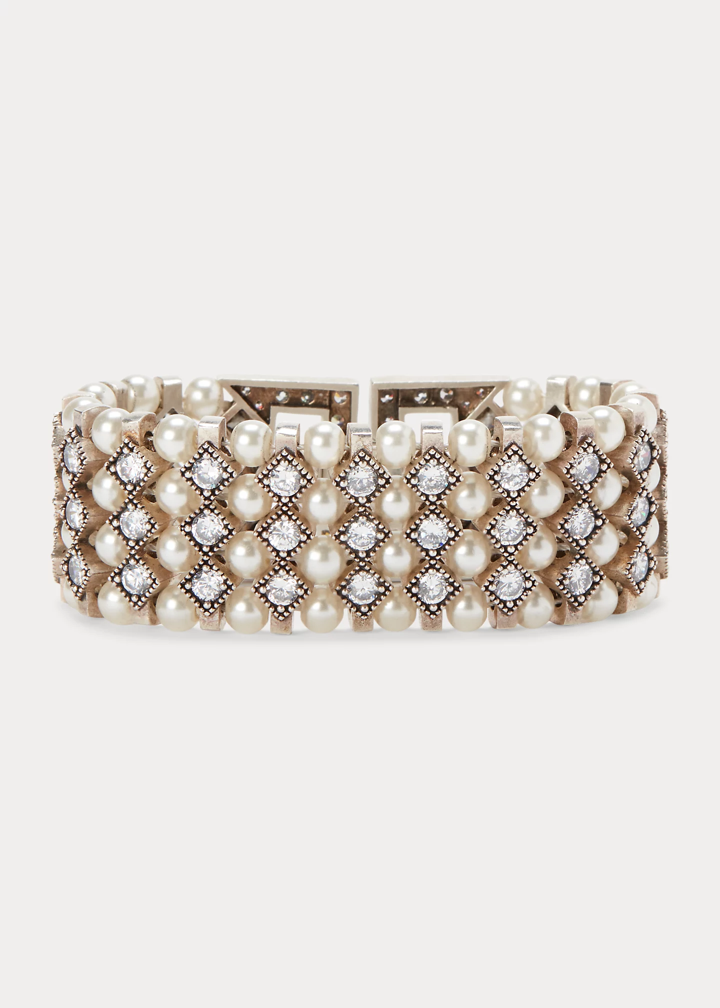 Crystal & Pearl Bracelet