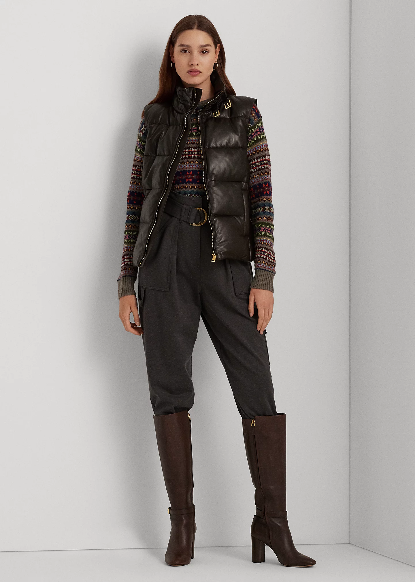 Belted Ponte Cargo Pant