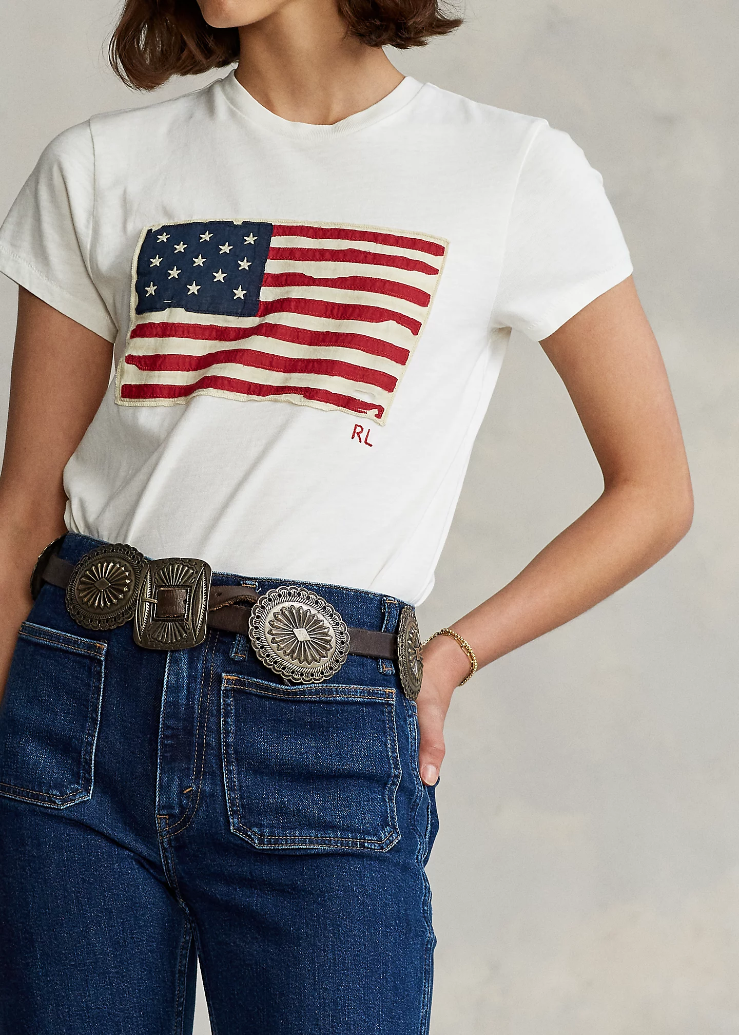 Flag Jersey Graphic T-Shirt