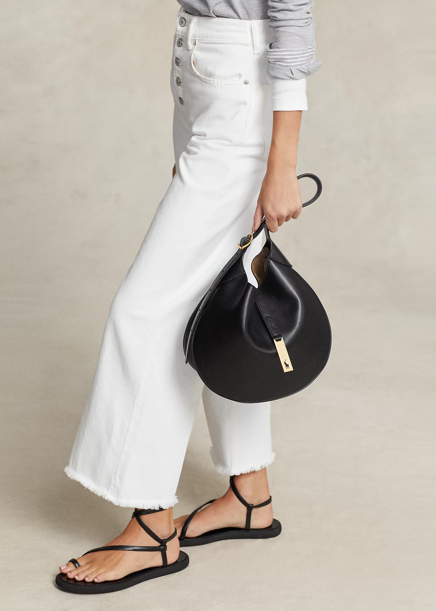 Polo ID Calfskin Small Shoulder Bag