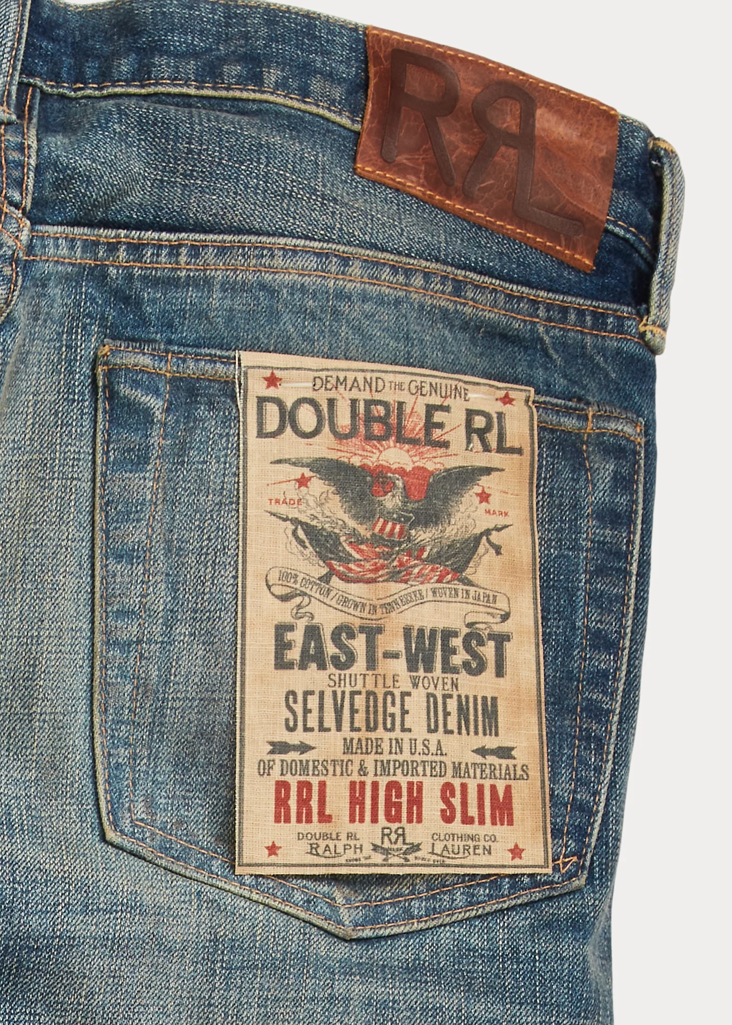High Slim Yosemite Selvedge Jean