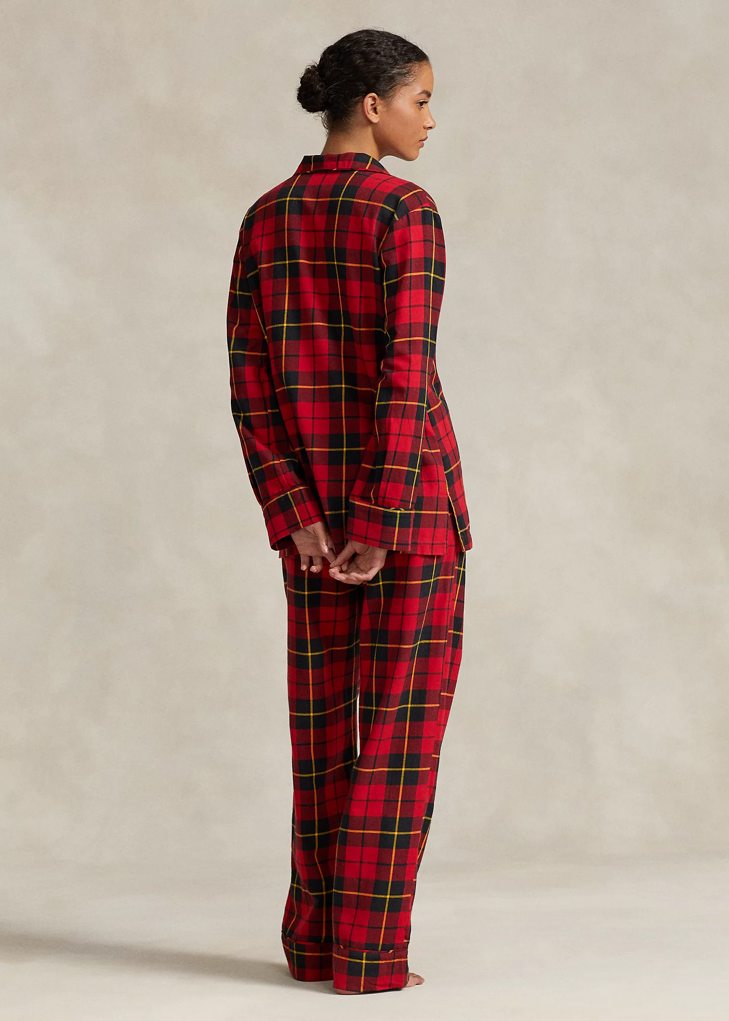 Plaid Flannel Pajama Set