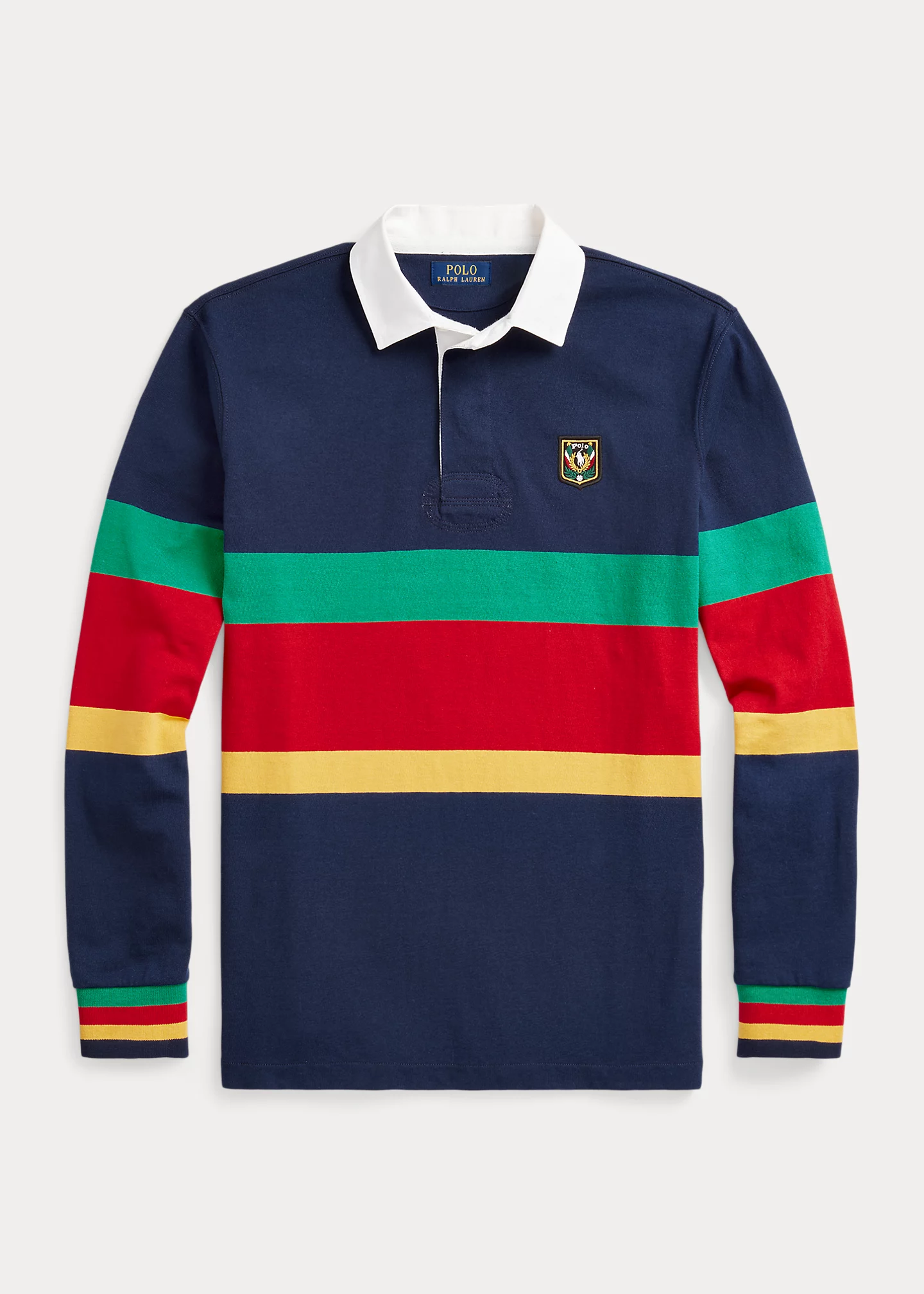 Classic Fit Laurel Crest Rugby Shirt