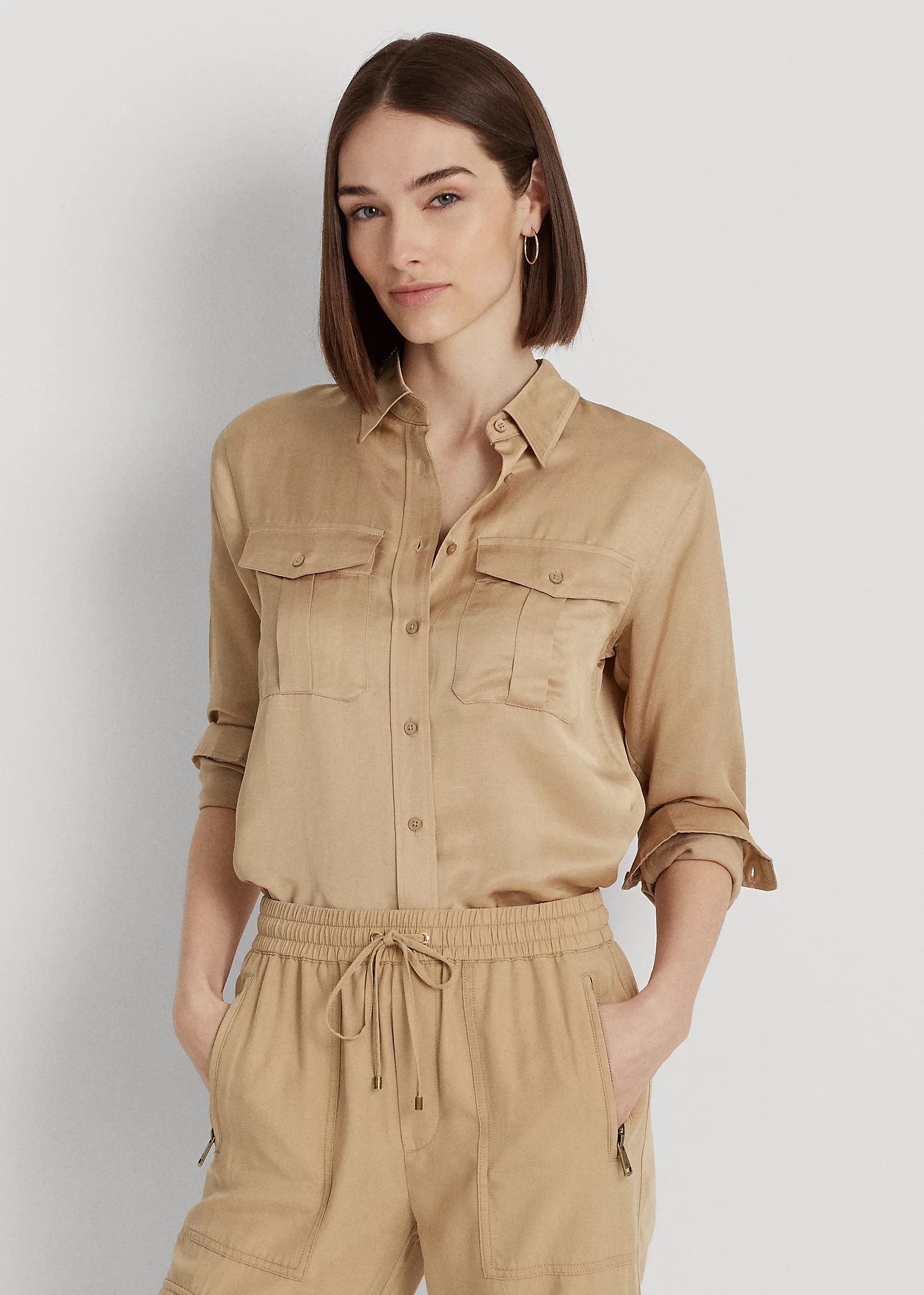 Satin Shantung Shirt