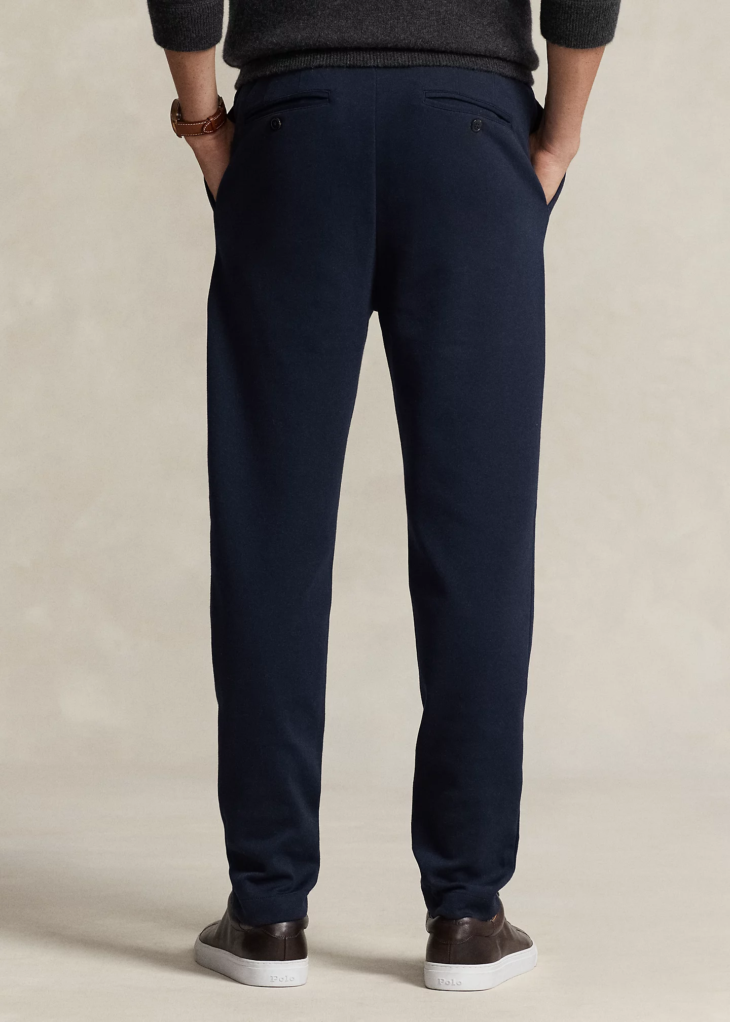 Tapered Double-Knit Pant