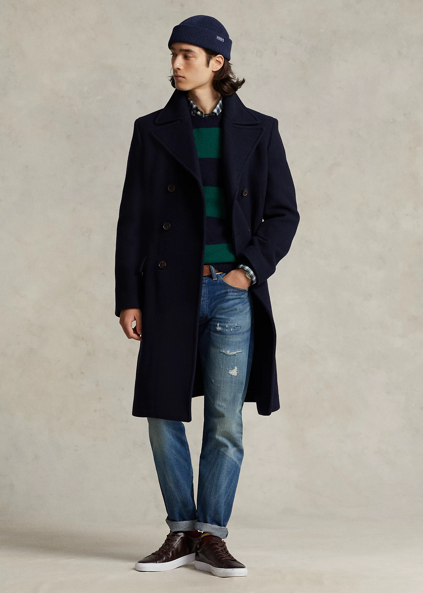 Polo Soft Tailored Wool-Blend Topcoat