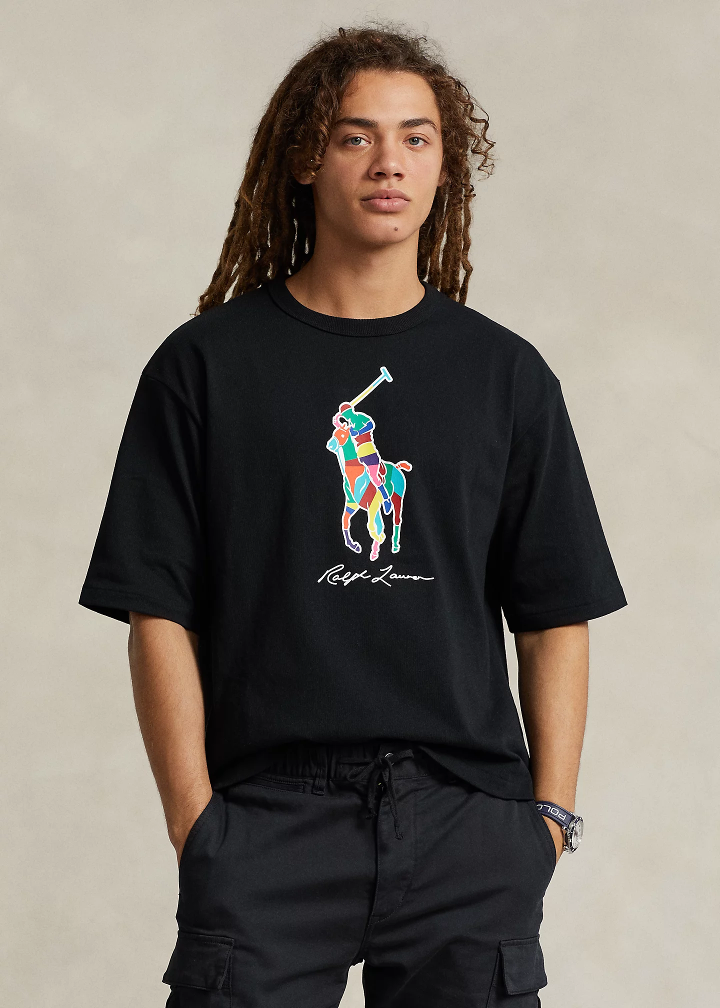 Relaxed Fit Big Pony Jersey T-Shirt