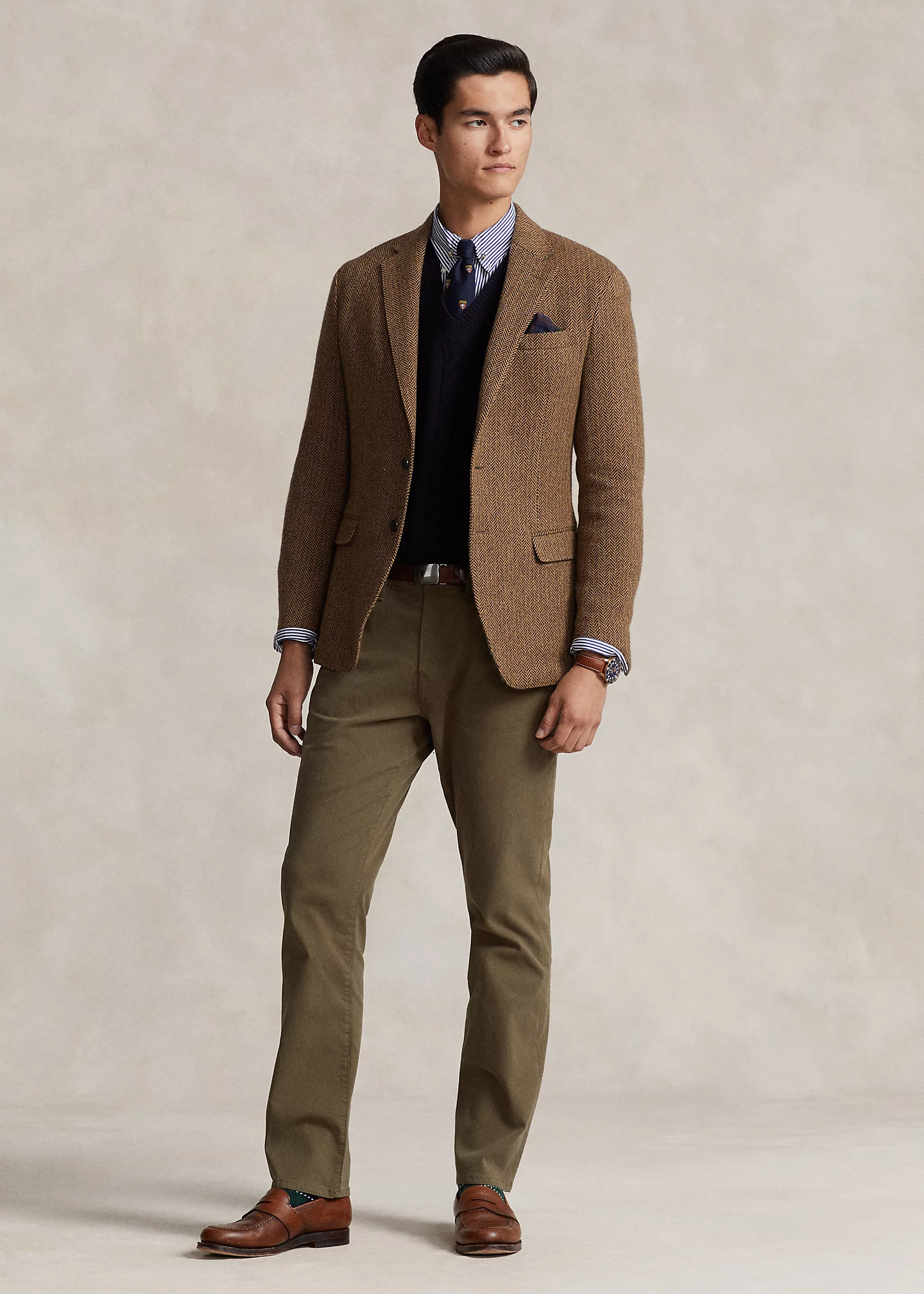 Varick Slim Straight Oxford Chino Pant