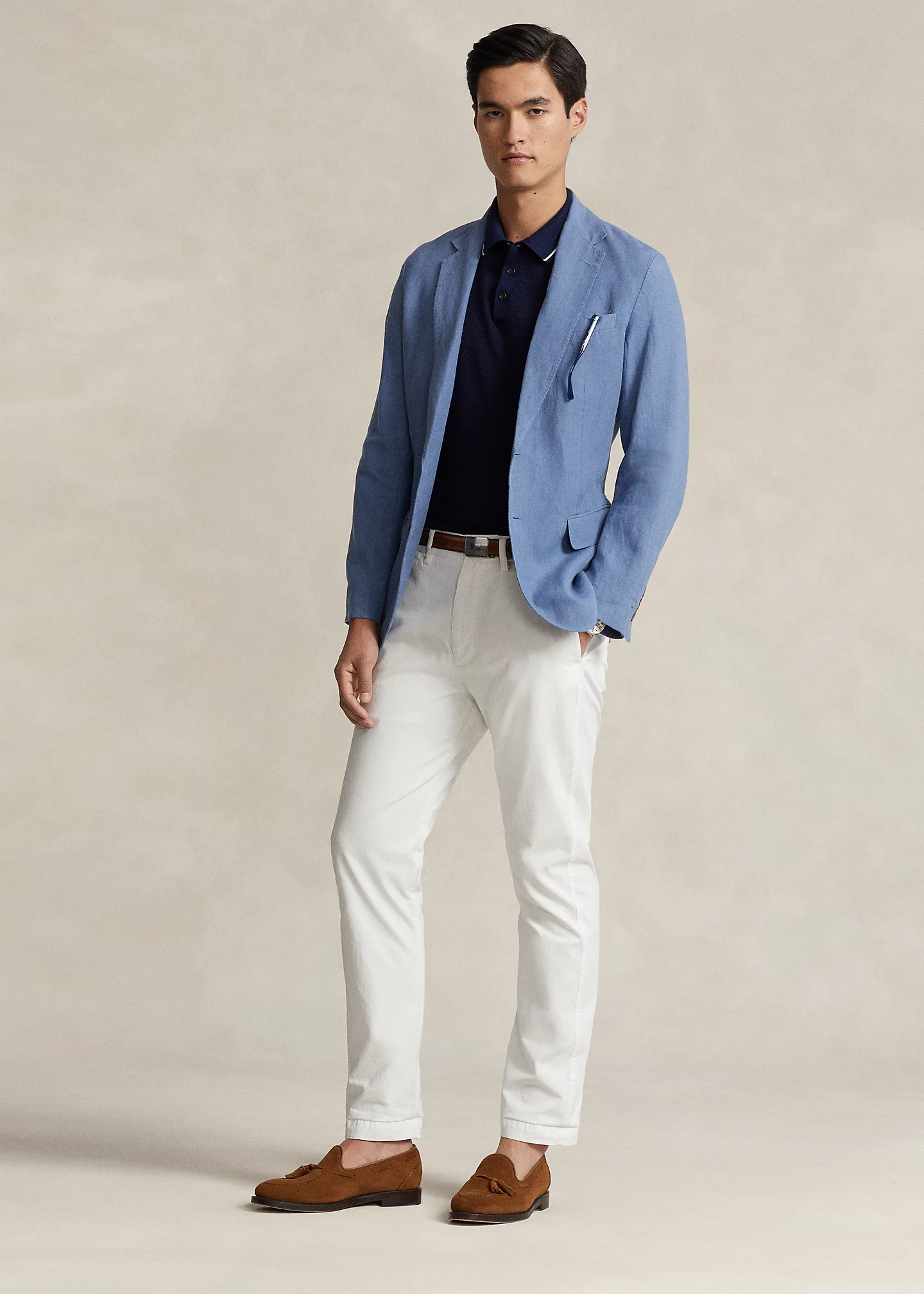 Polo Soft Tailored Linen Suit Jacket