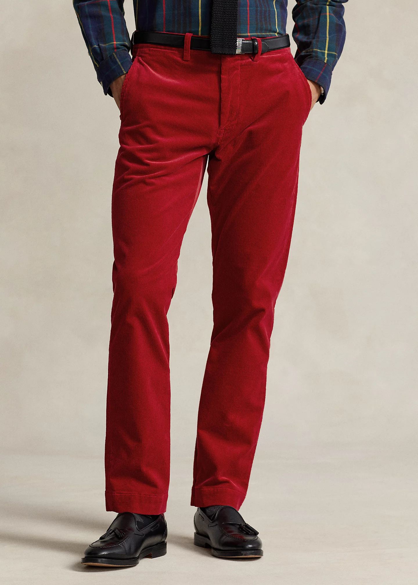 Stretch Straight Fit Corduroy Pant