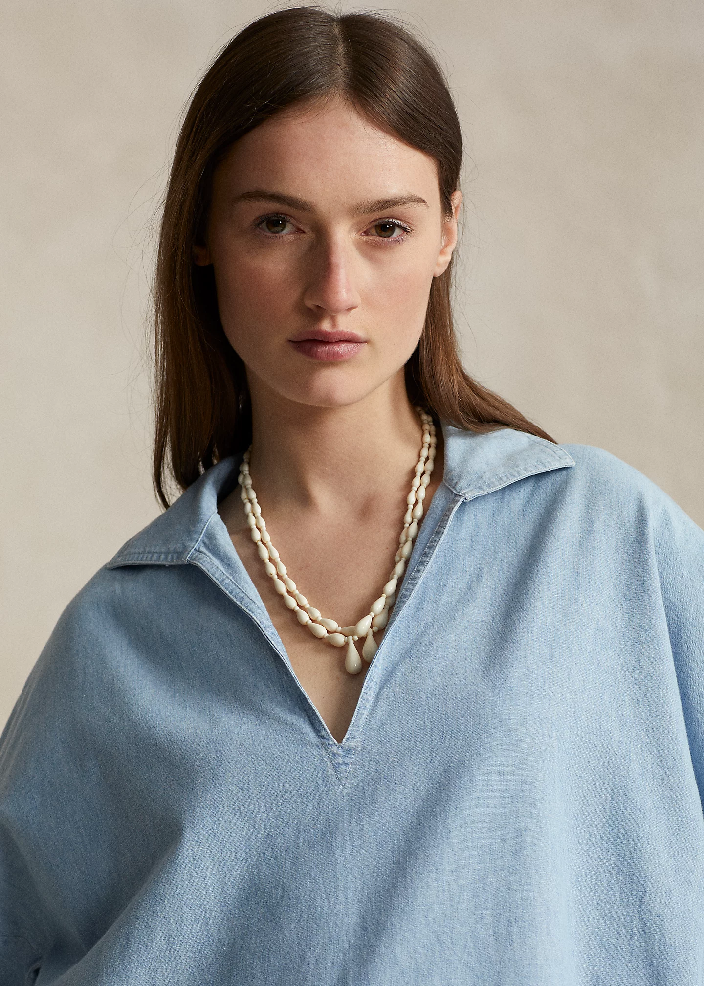 Oversize Denim Tunic