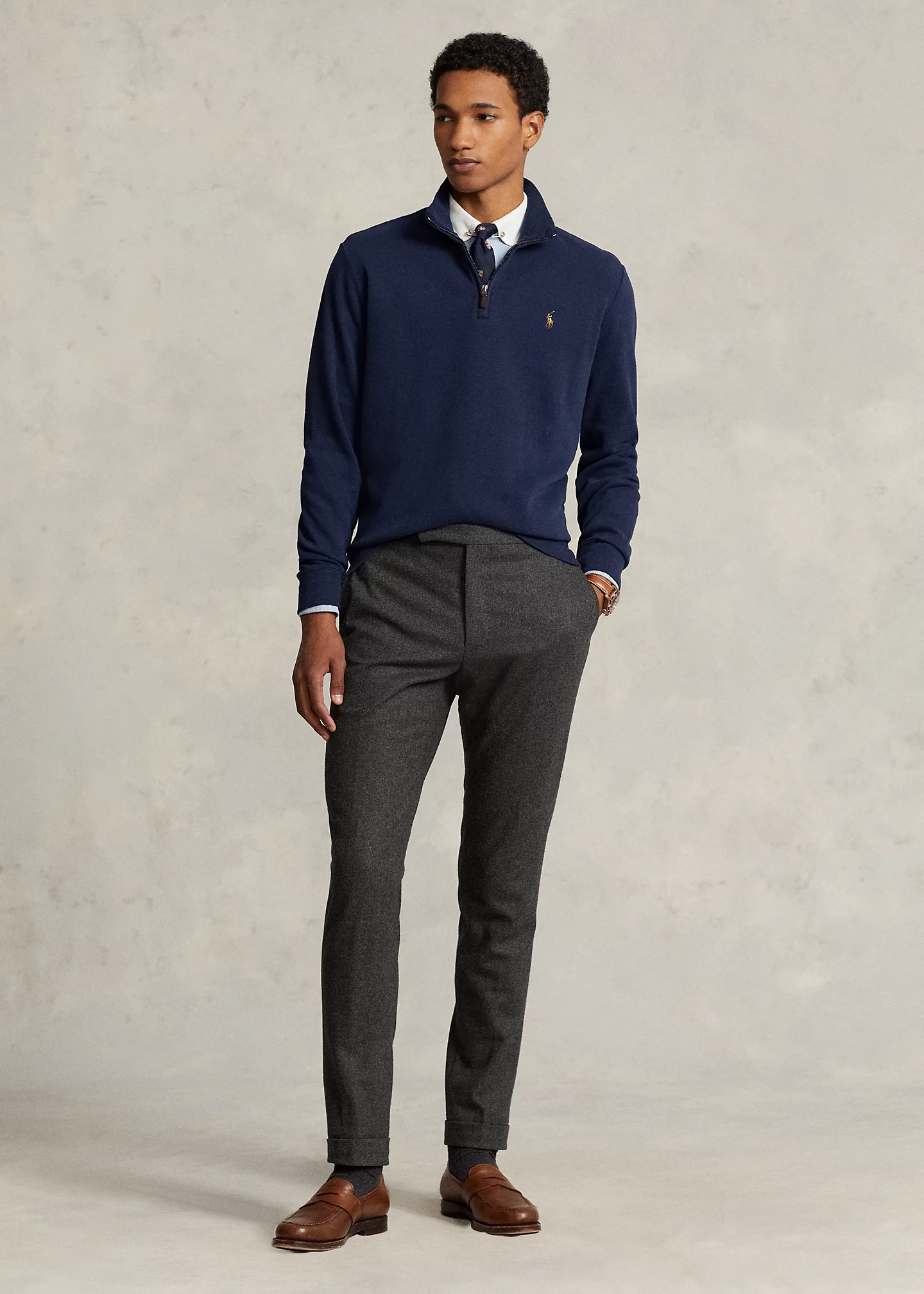 Estate-Rib Quarter-Zip Pullover