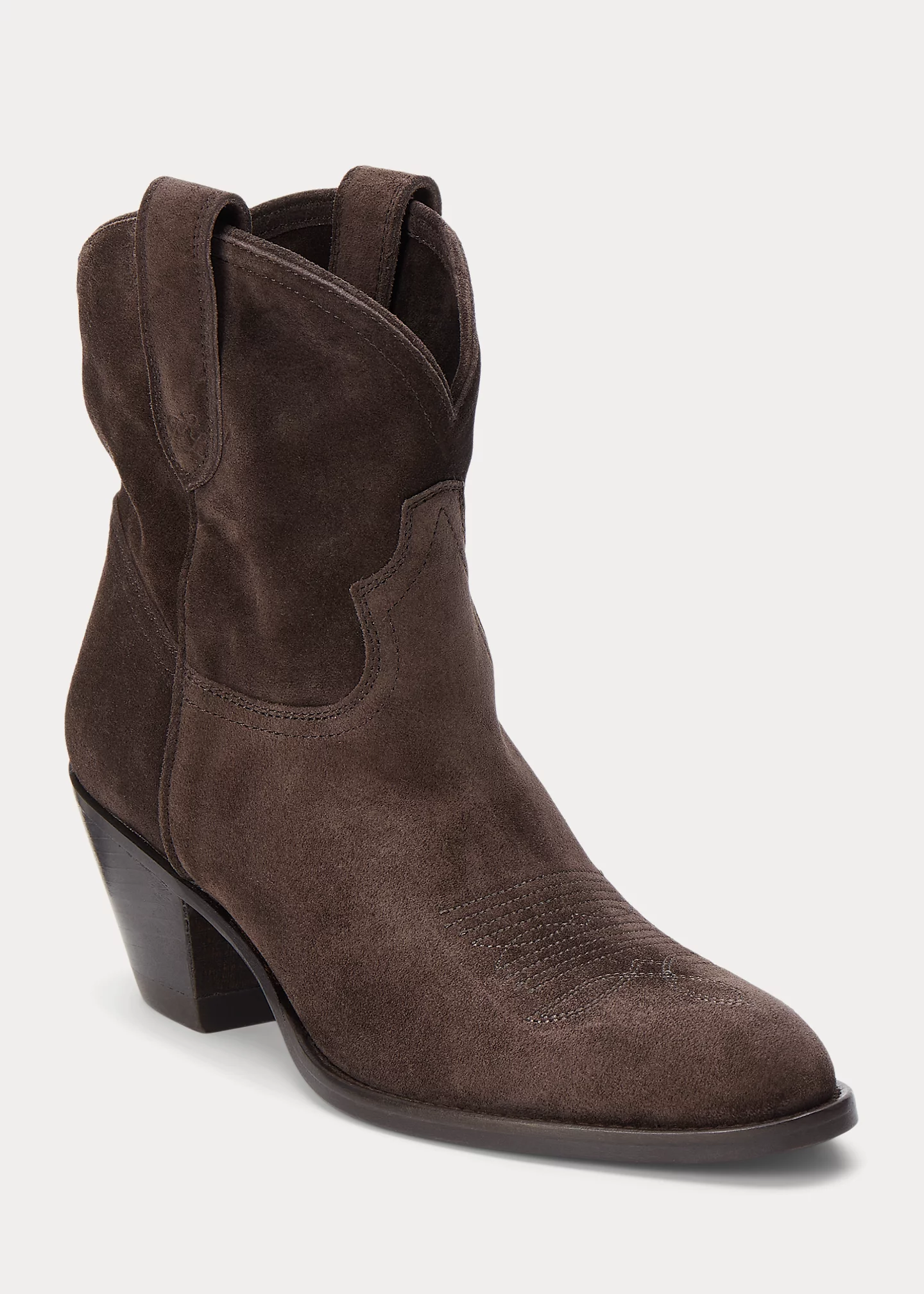Calfskin Suede Western Boot