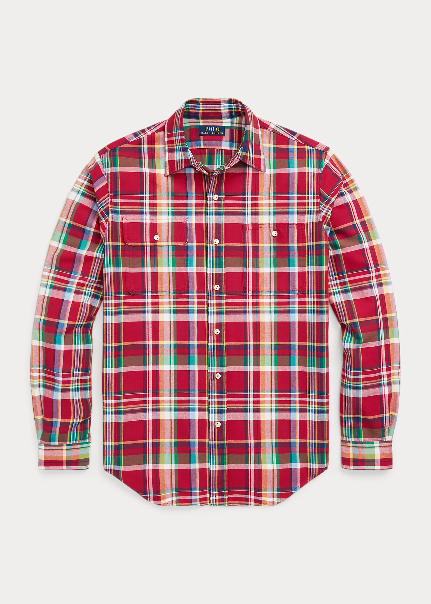 Classic Fit Plaid Oxford Workshirt
