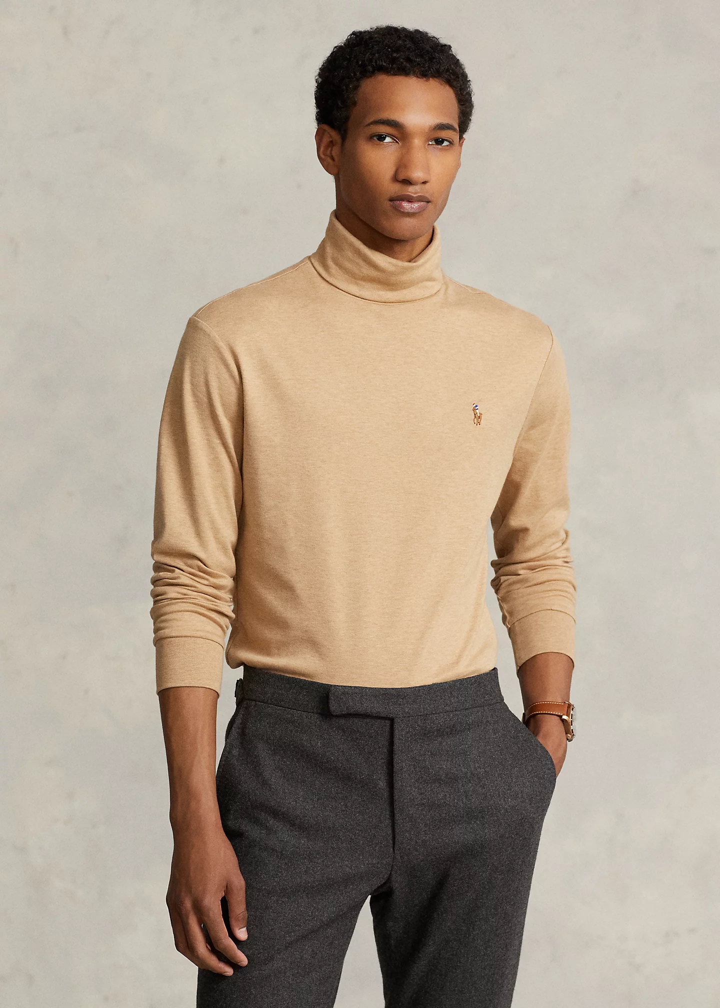 Soft Cotton Turtleneck