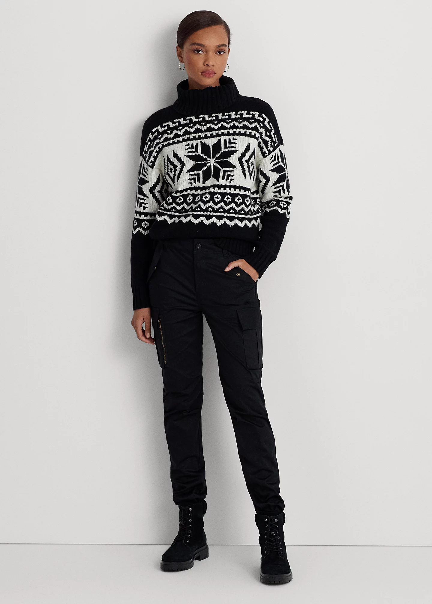 Cotton Sateen Cargo Pant