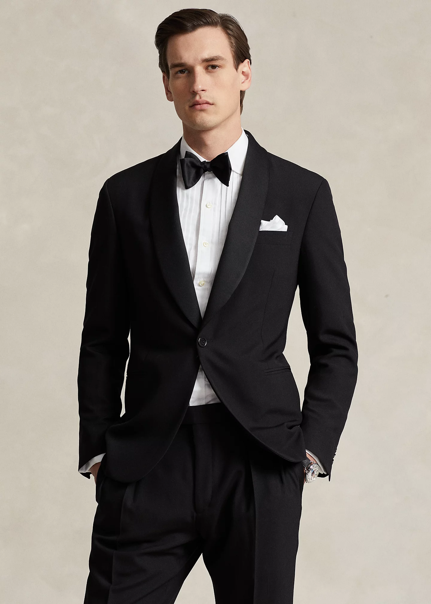 Polo Wool Barathea Shawl Tuxedo
