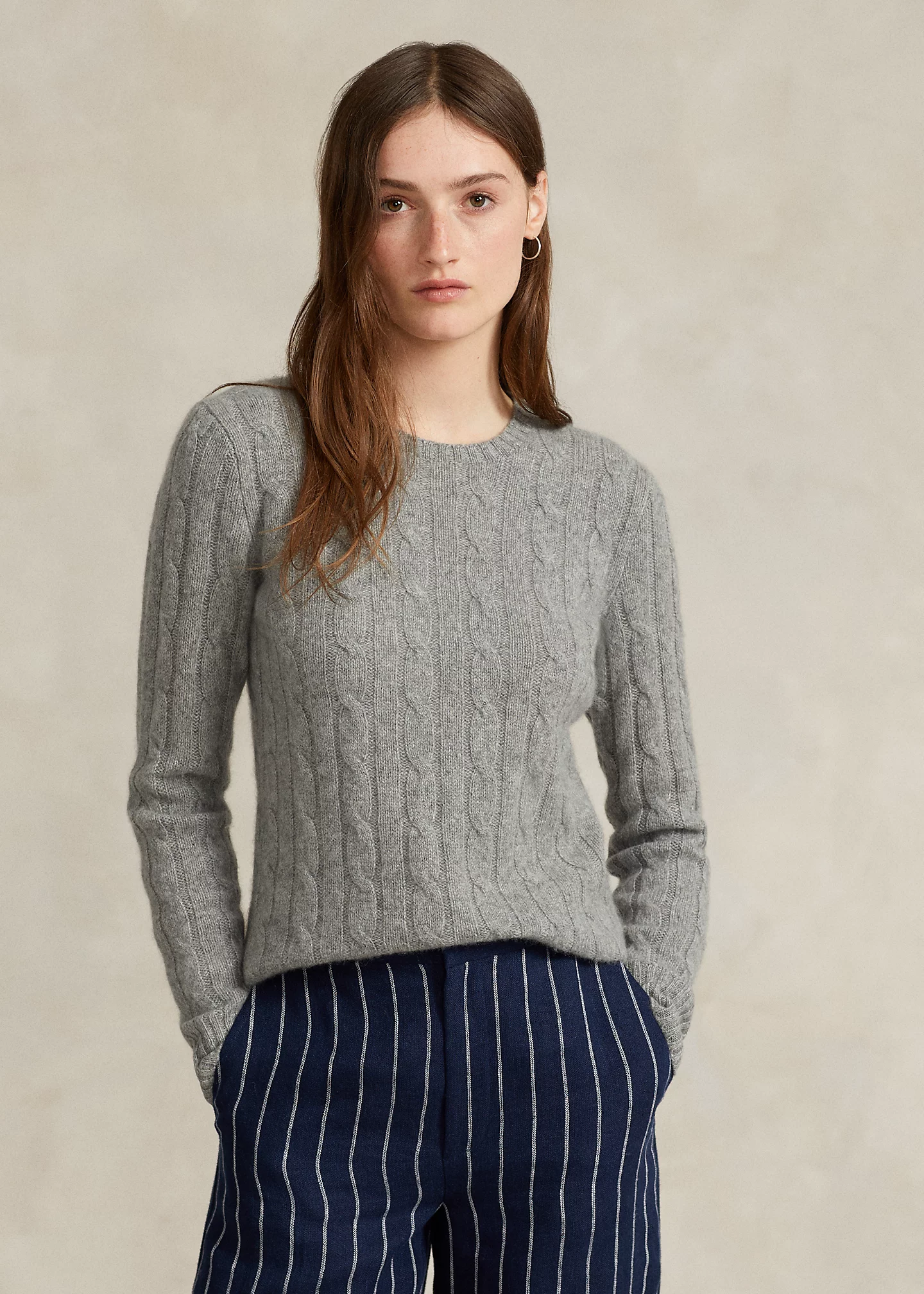 Cable-Knit Cashmere Sweater