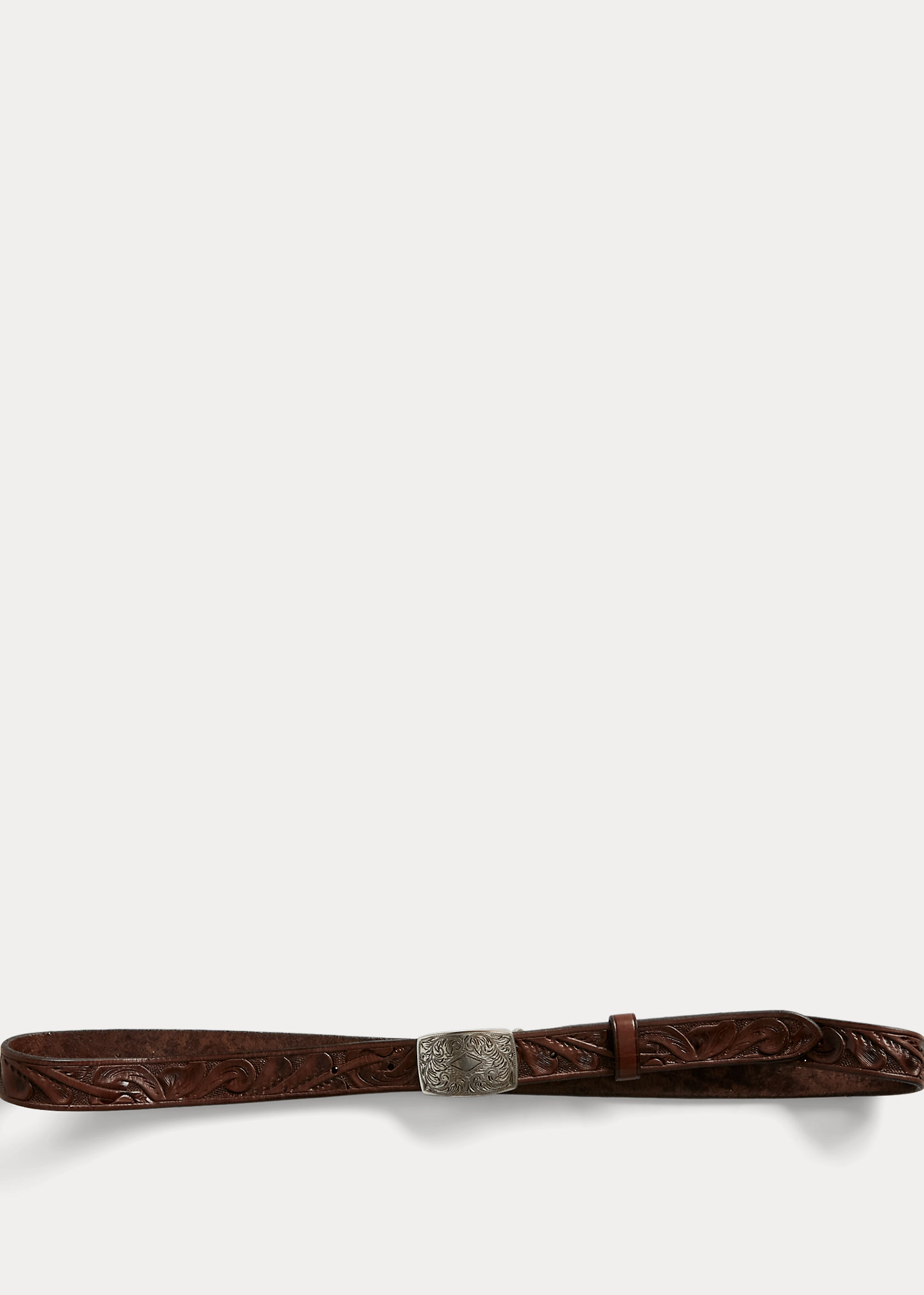 Hand-Tooled Leather Belt