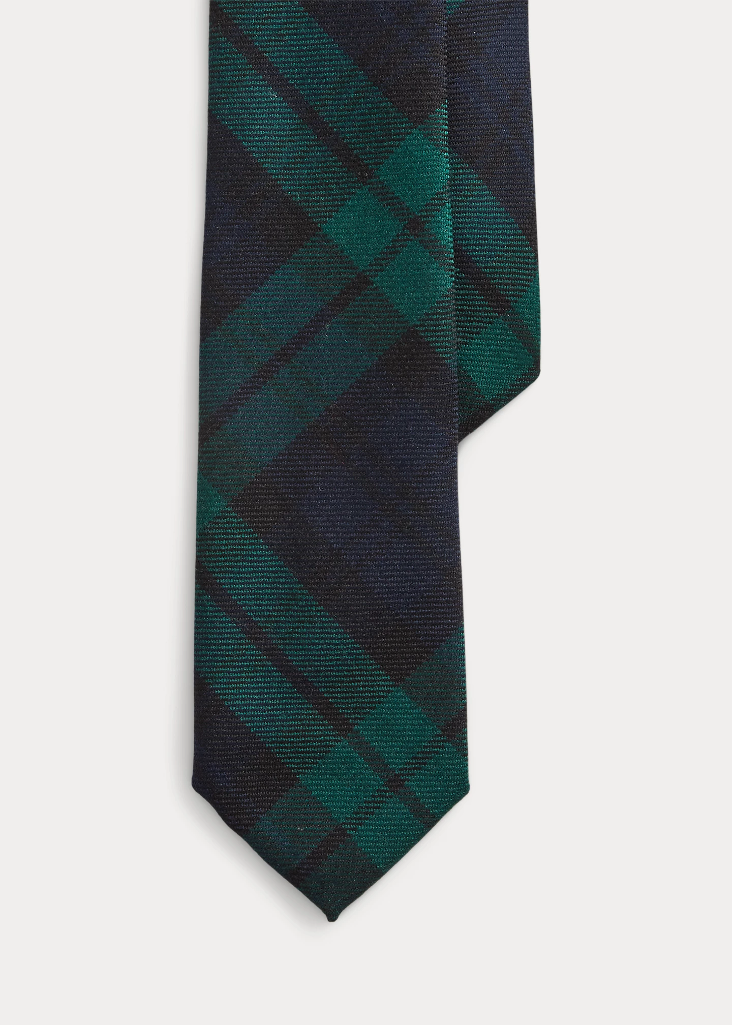 Plaid Silk Tie