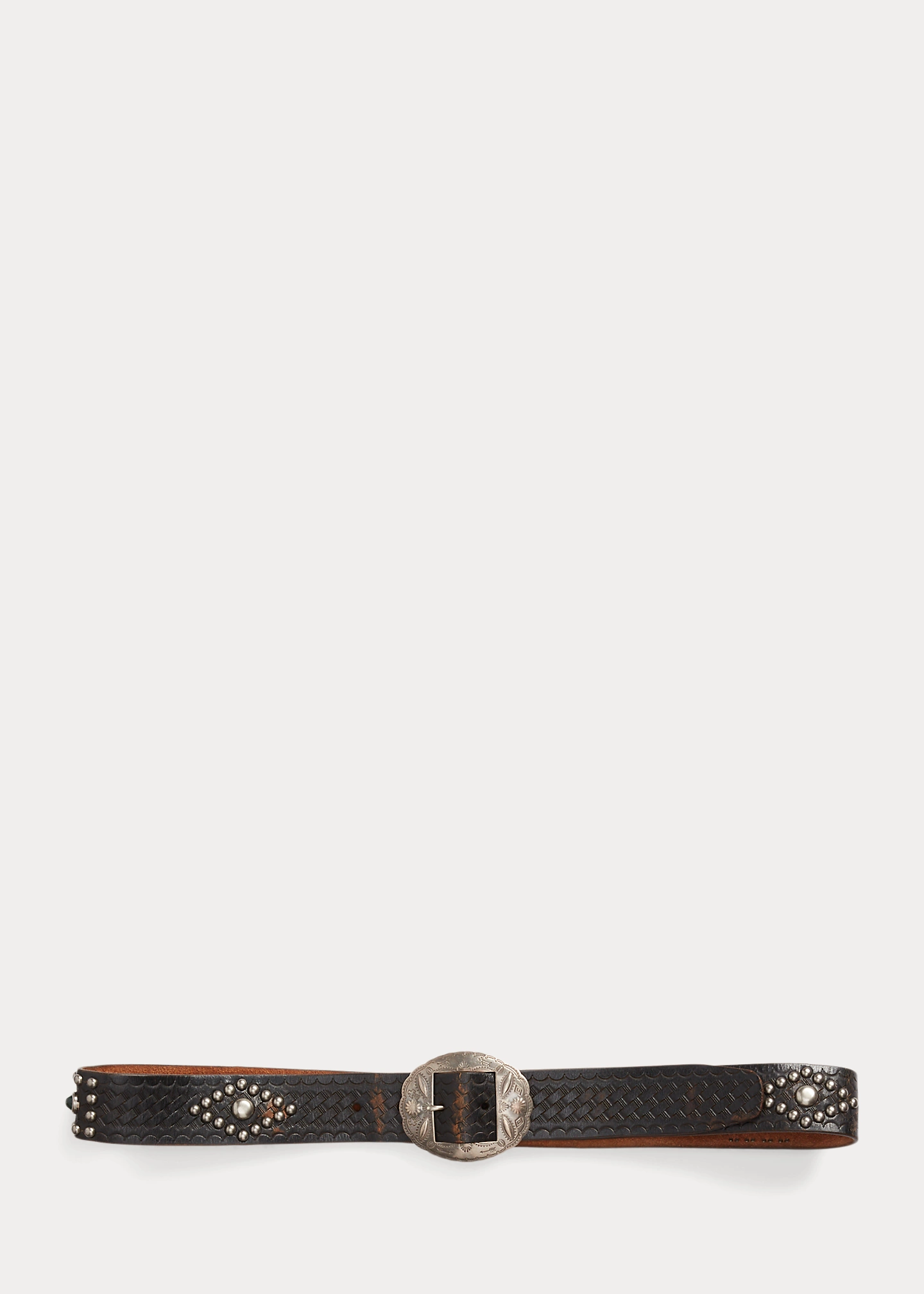 Studded Leather Belt