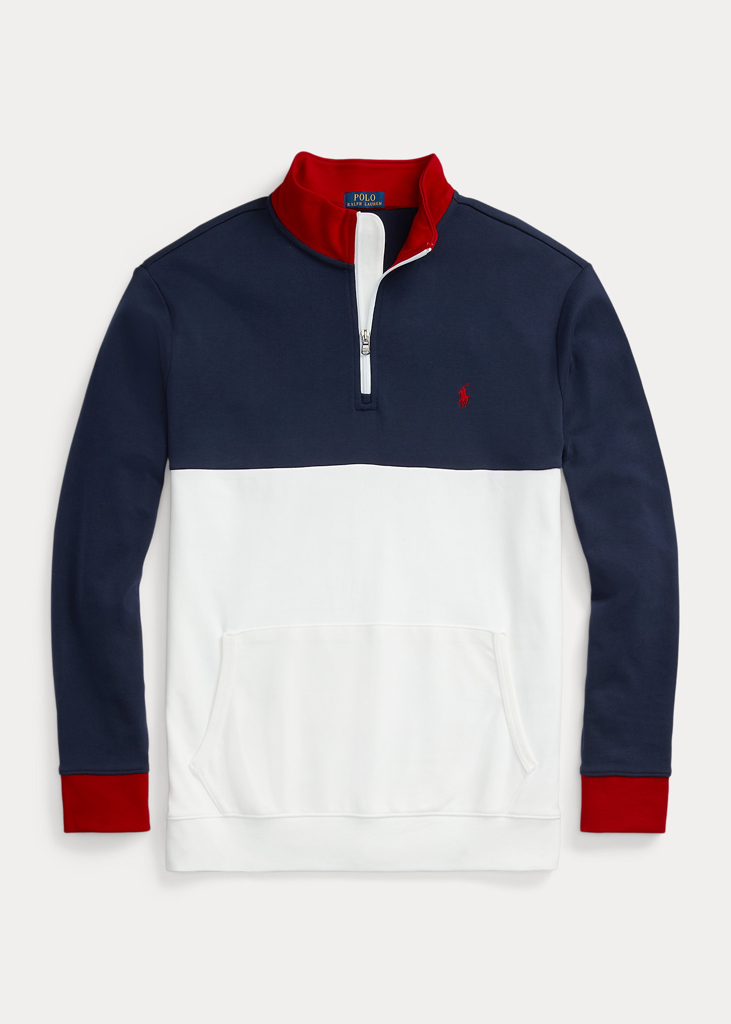 Logo Interlock Quarter-Zip Pullover