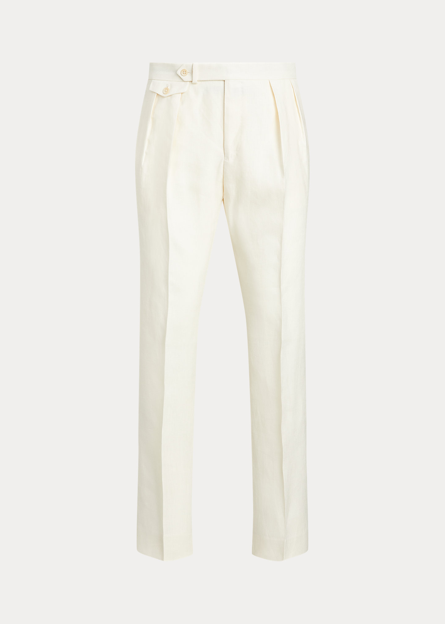 Pleated Linen Trouser