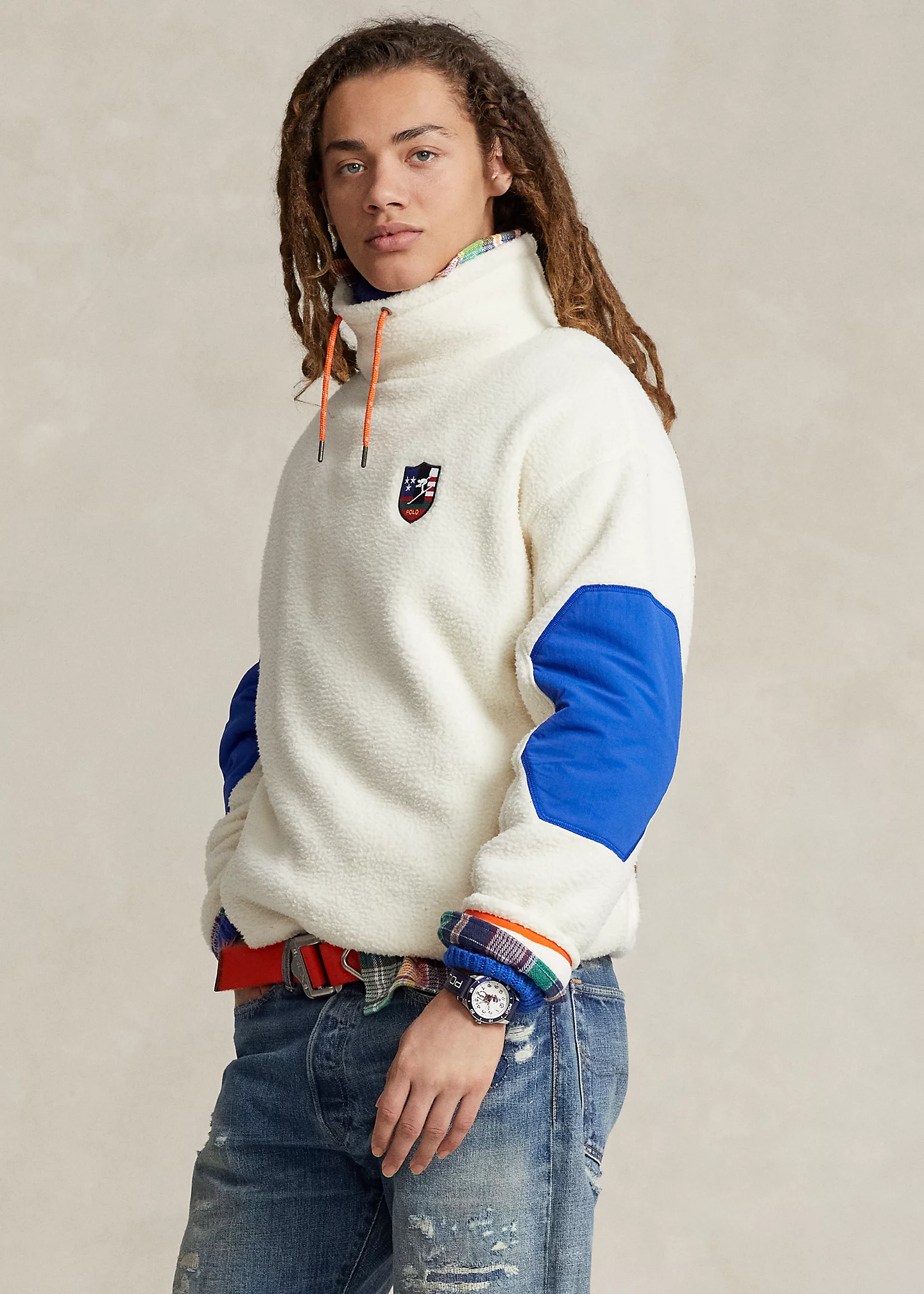 Downhill Skier Hybrid Pullover